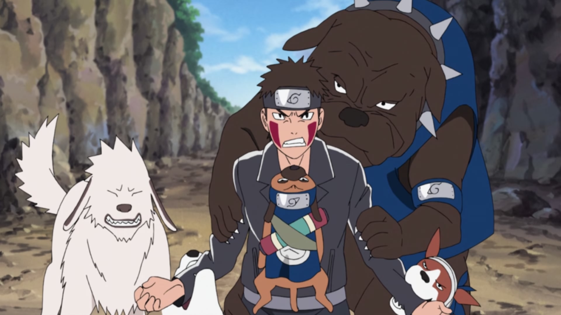 Naruto: Shippuden Ep 240: Kiba's Determination @ 00:08:22