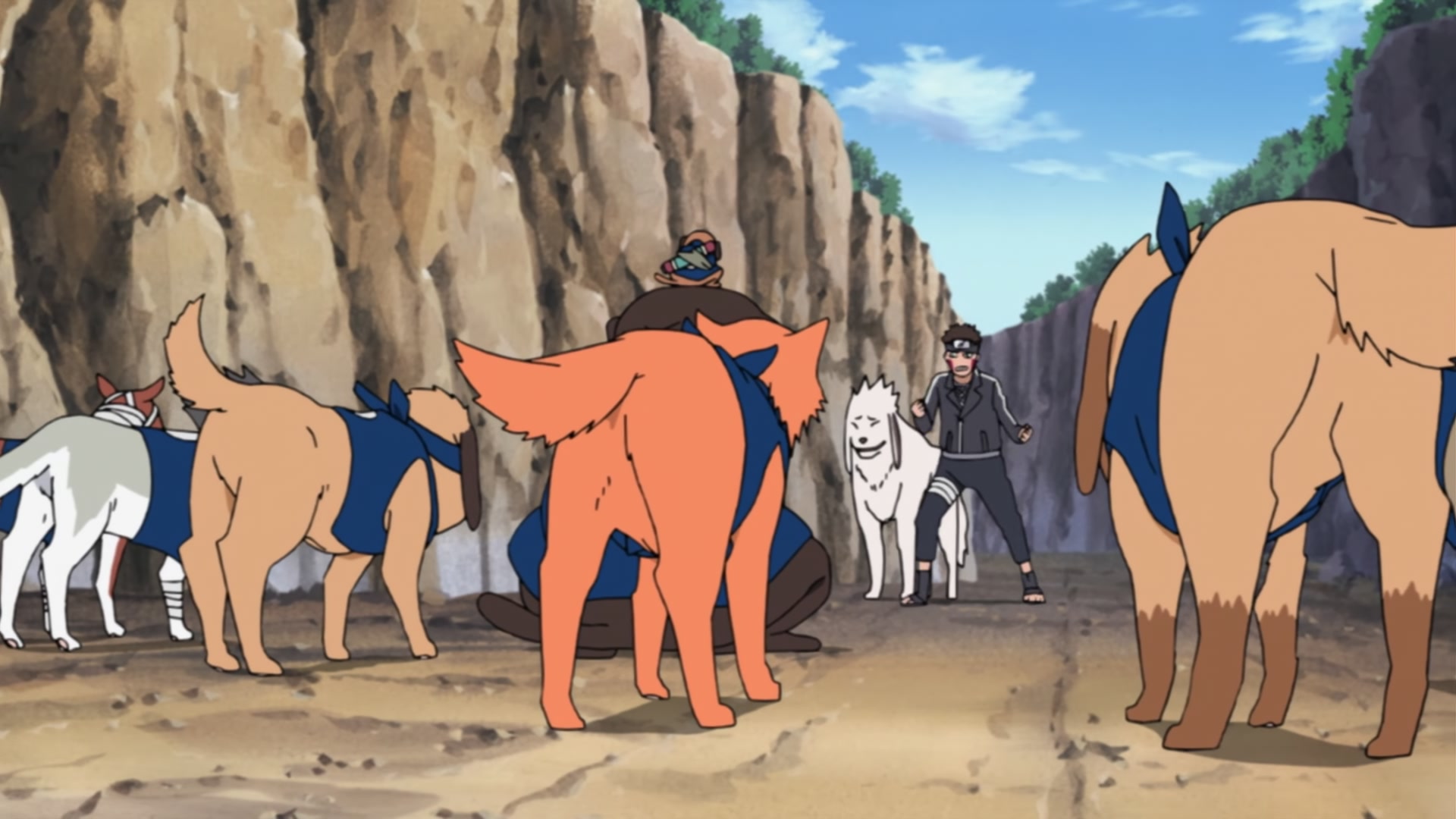 Naruto: Shippuden Ep 240: Kiba's Determination @ 00:08:56