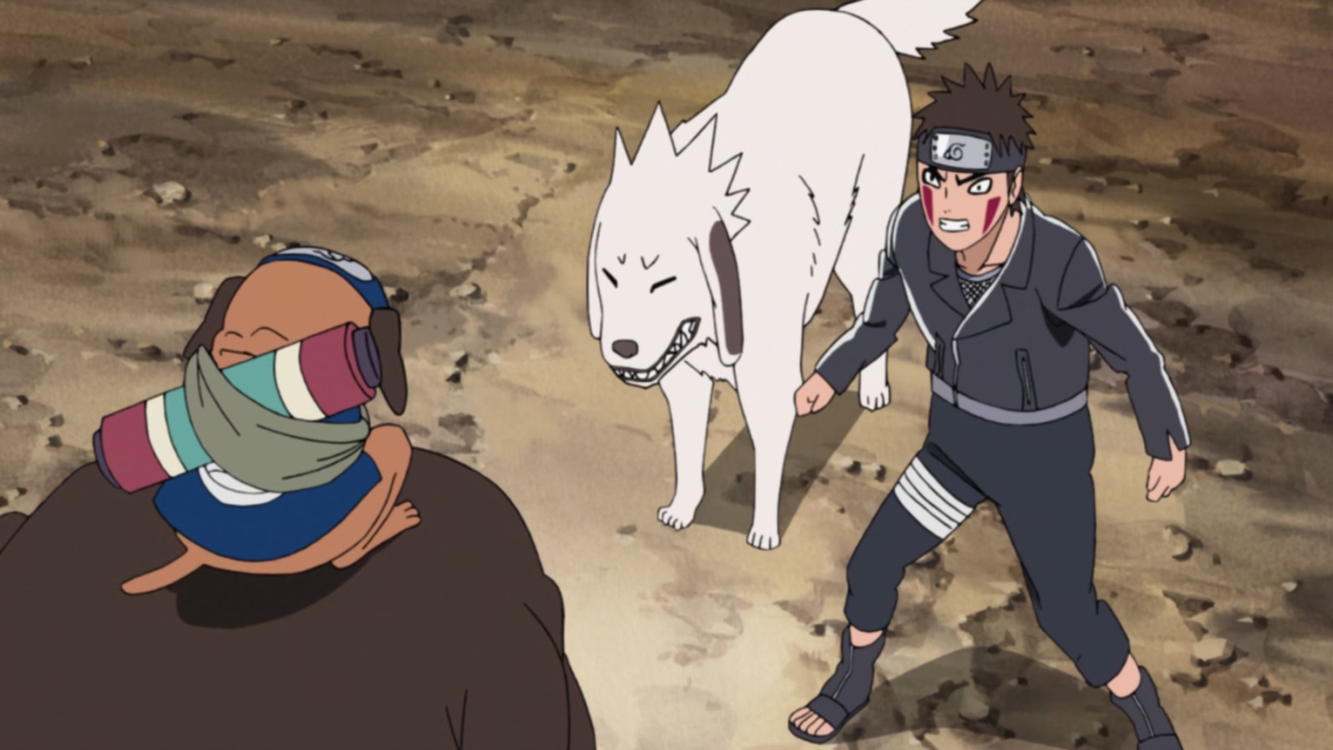 Naruto: Shippuden Ep 240: Kiba's Determination @ 00:09:05