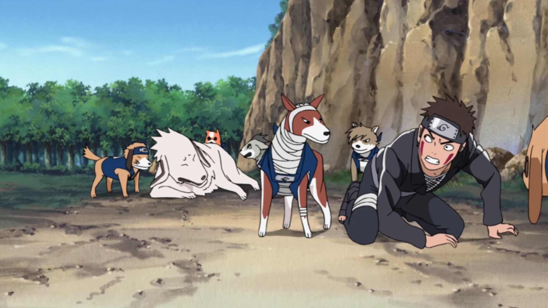 Naruto: Shippuden Ep 240: Kiba's Determination @ 00:09:38