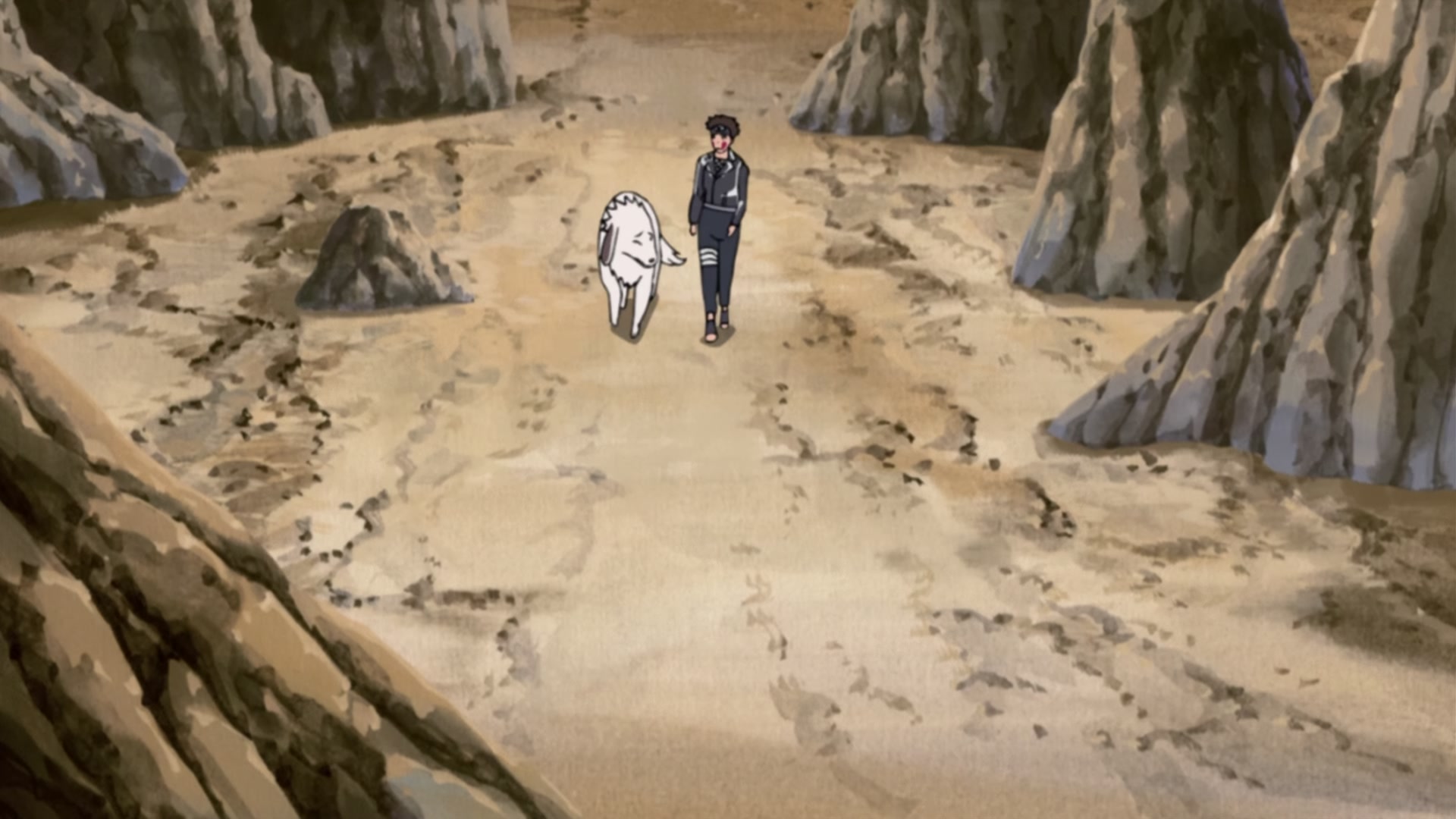 Naruto: Shippuden Ep 240: Kiba's Determination @ 00:14:42