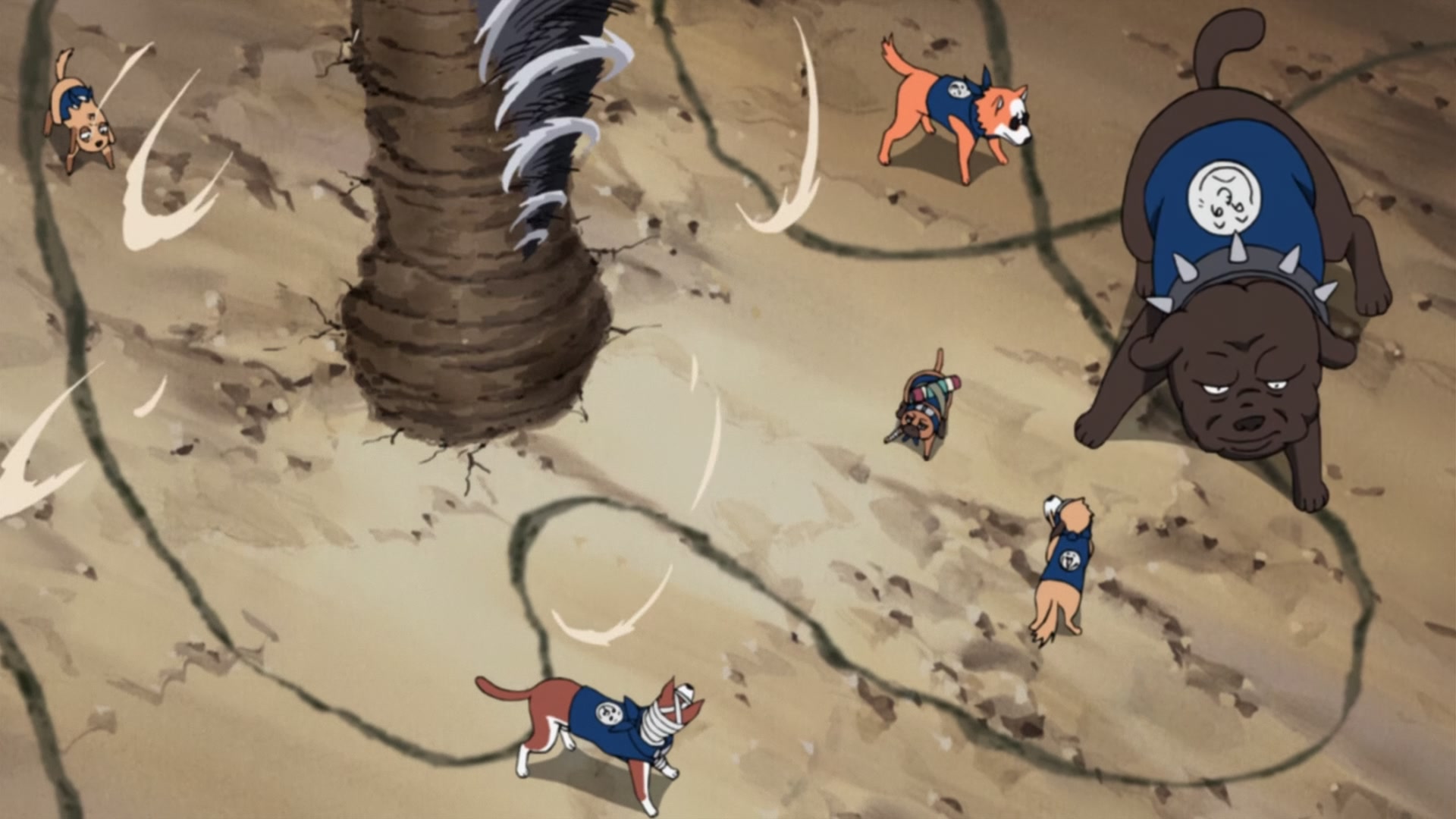 Naruto: Shippuden Ep 240: Kiba's Determination @ 00:15:48