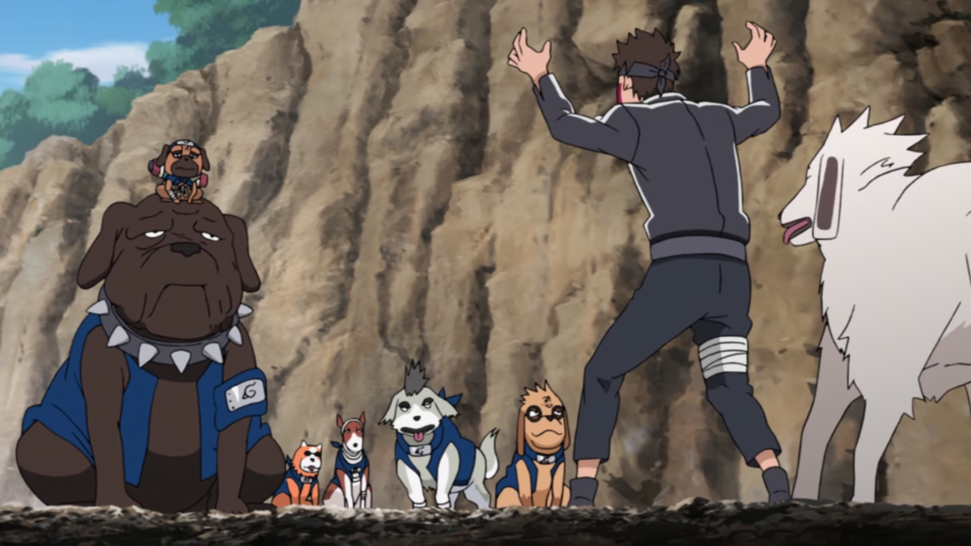 Naruto: Shippuden Ep 240: Kiba's Determination @ 00:17:23