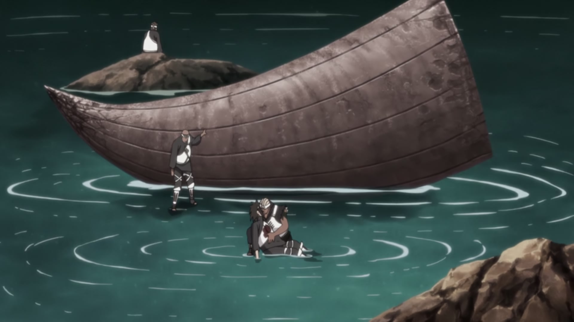 Naruto: Shippuden Ep 244: Killer Bee and Motoi @ 00:09:05