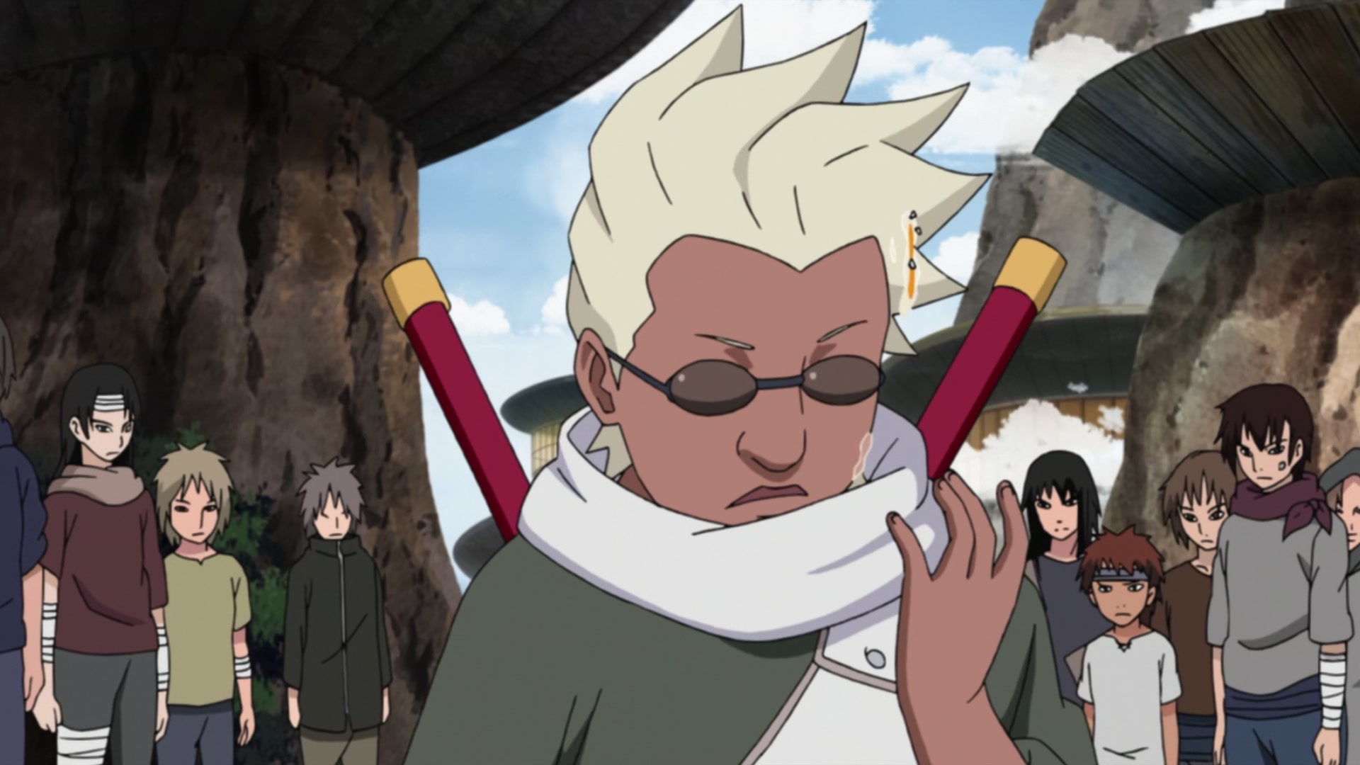 Naruto: Shippuden Ep 244: Killer Bee and Motoi @ 00:13:59