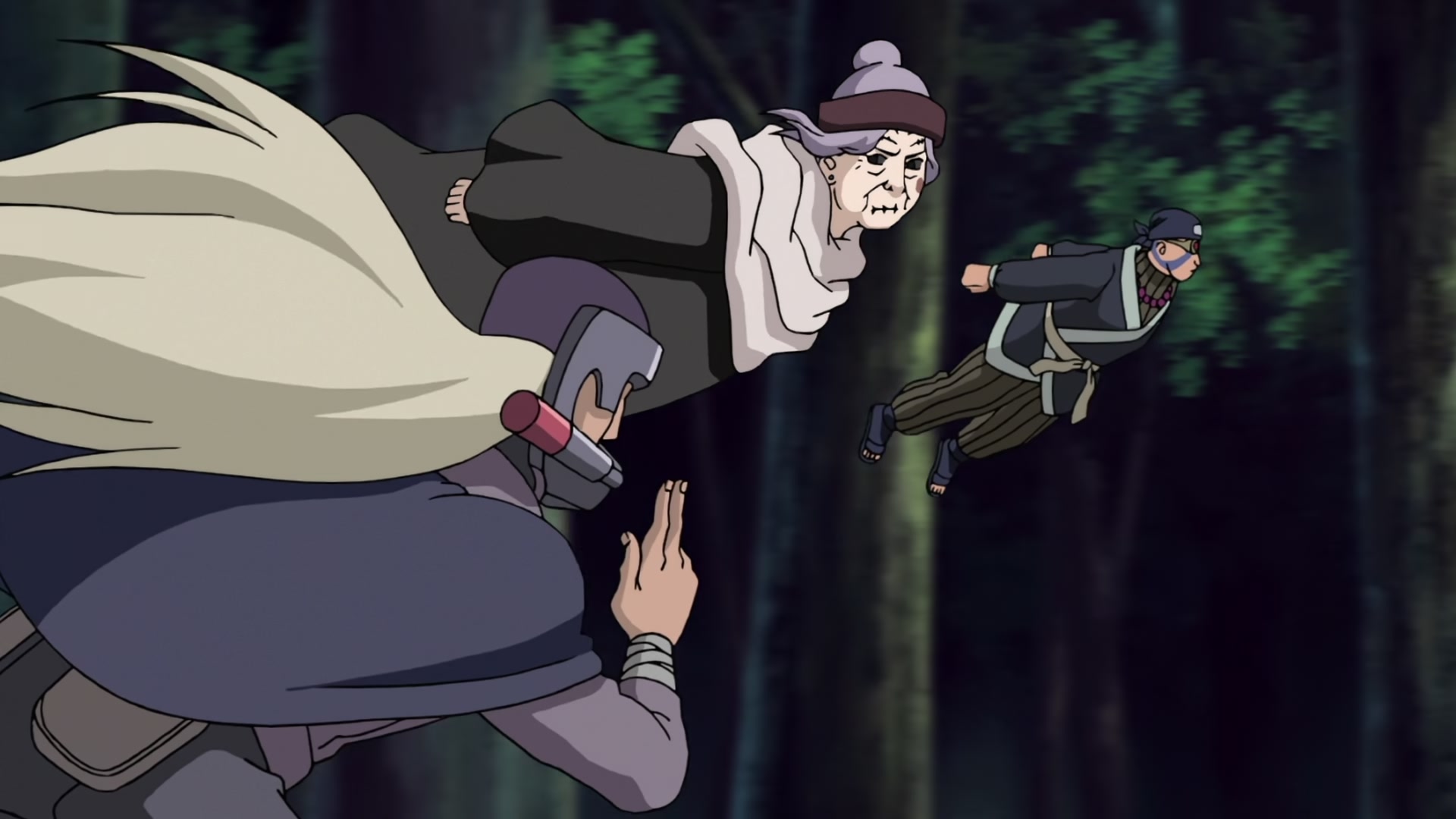 Naruto: Shippuden Ep 272: Mifune vs. Hanzo @ 00:03:47