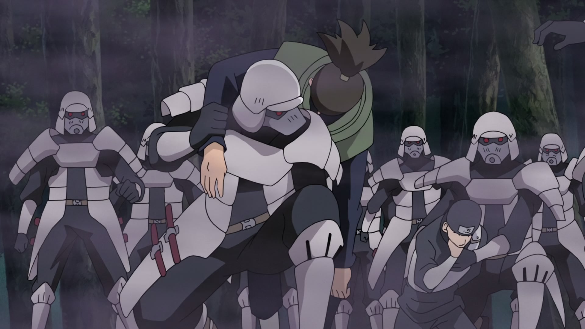 Naruto: Shippuden Ep 272: Mifune vs. Hanzo @ 00:05:21