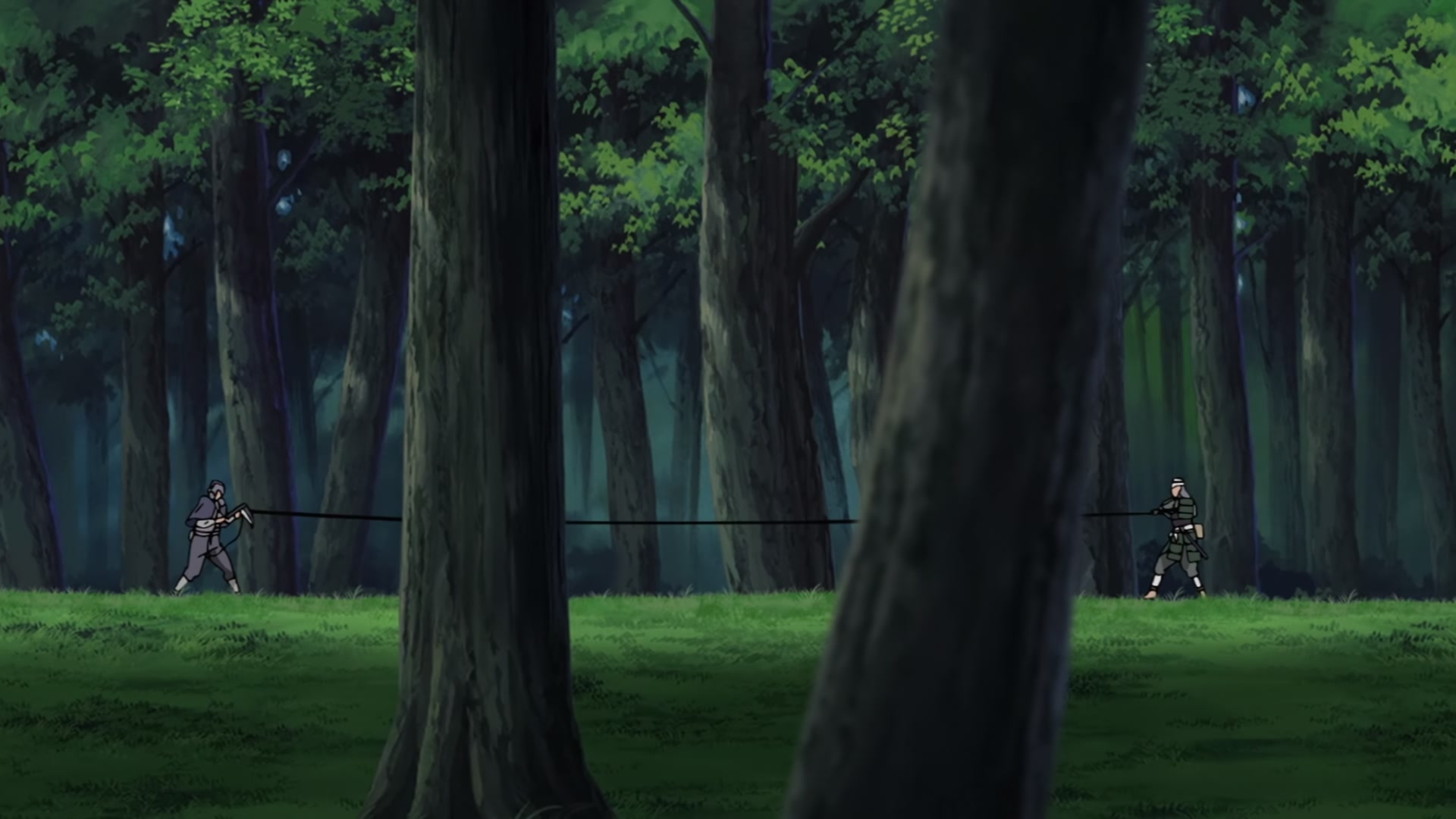 Naruto: Shippuden Ep 272: Mifune vs. Hanzo @ 00:08:06