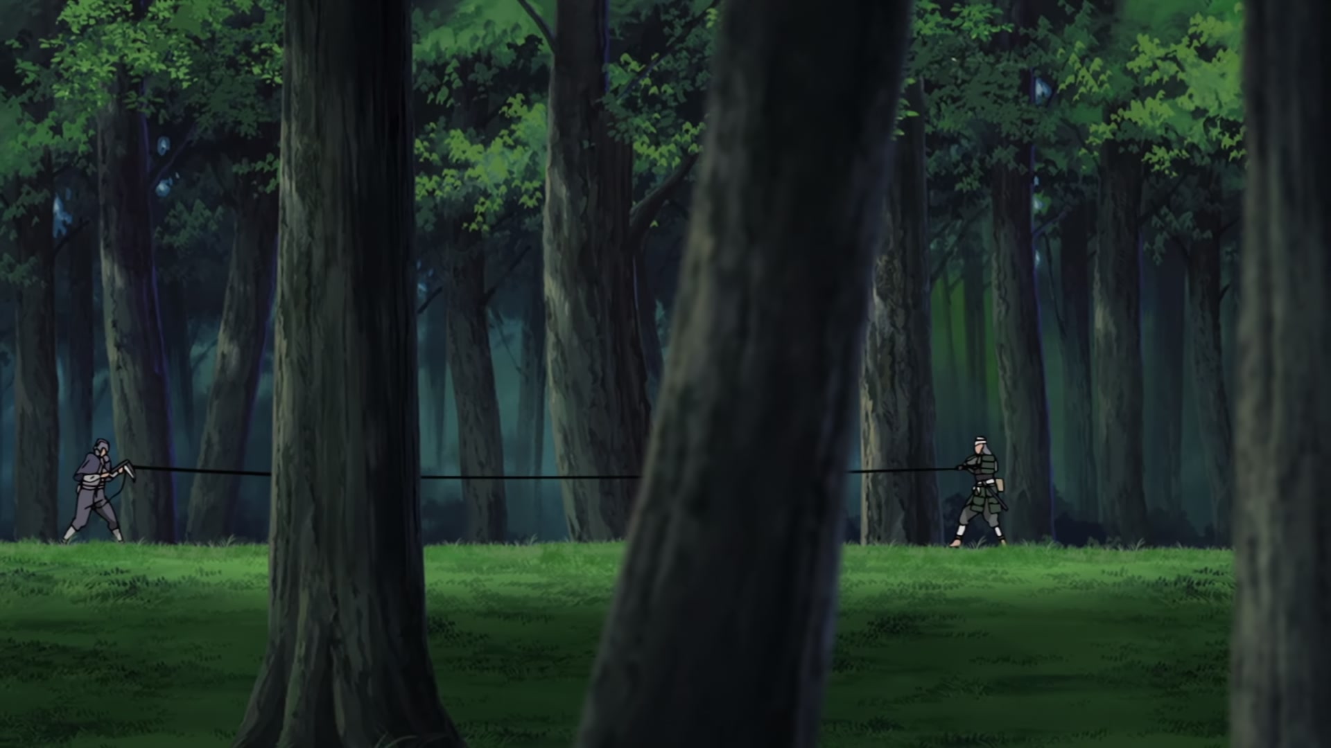 Naruto: Shippuden Ep 272: Mifune vs. Hanzo @ 00:08:11