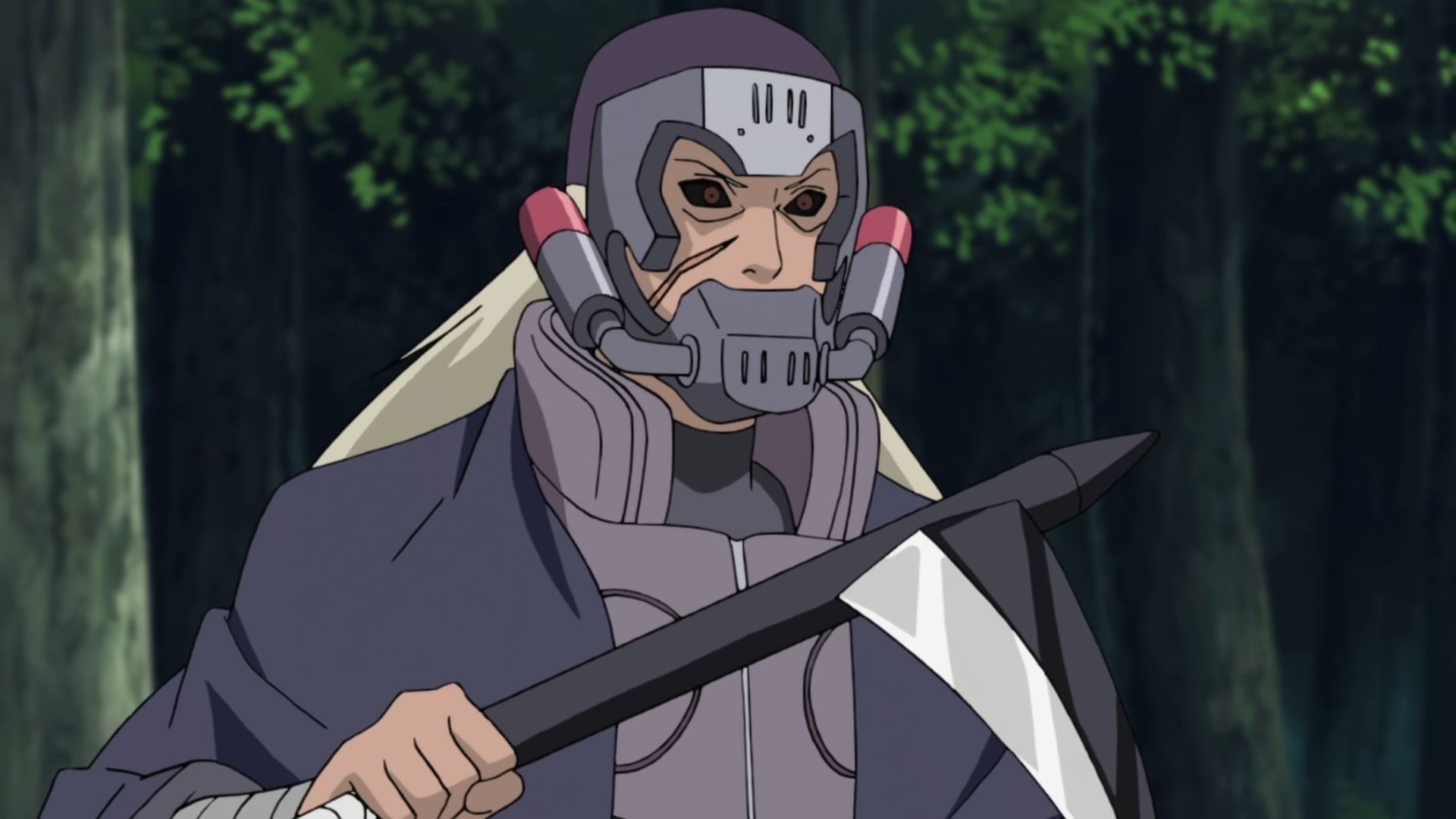Naruto: Shippuden Ep 272: Mifune vs. Hanzo @ 00:08:30