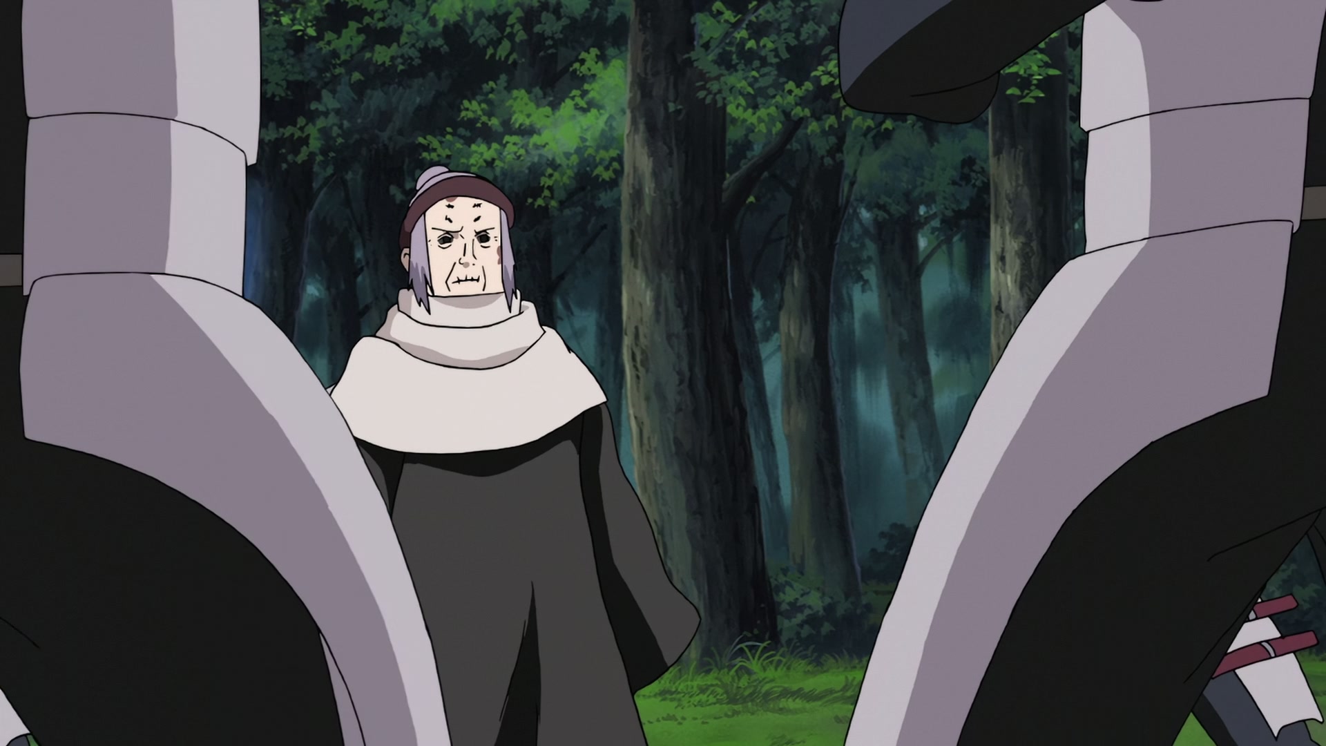 Naruto: Shippuden Ep 272: Mifune vs. Hanzo @ 00:08:35