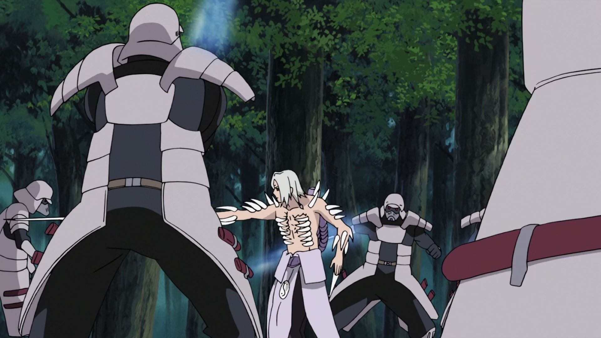 Naruto: Shippuden Ep 272: Mifune vs. Hanzo @ 00:08:49