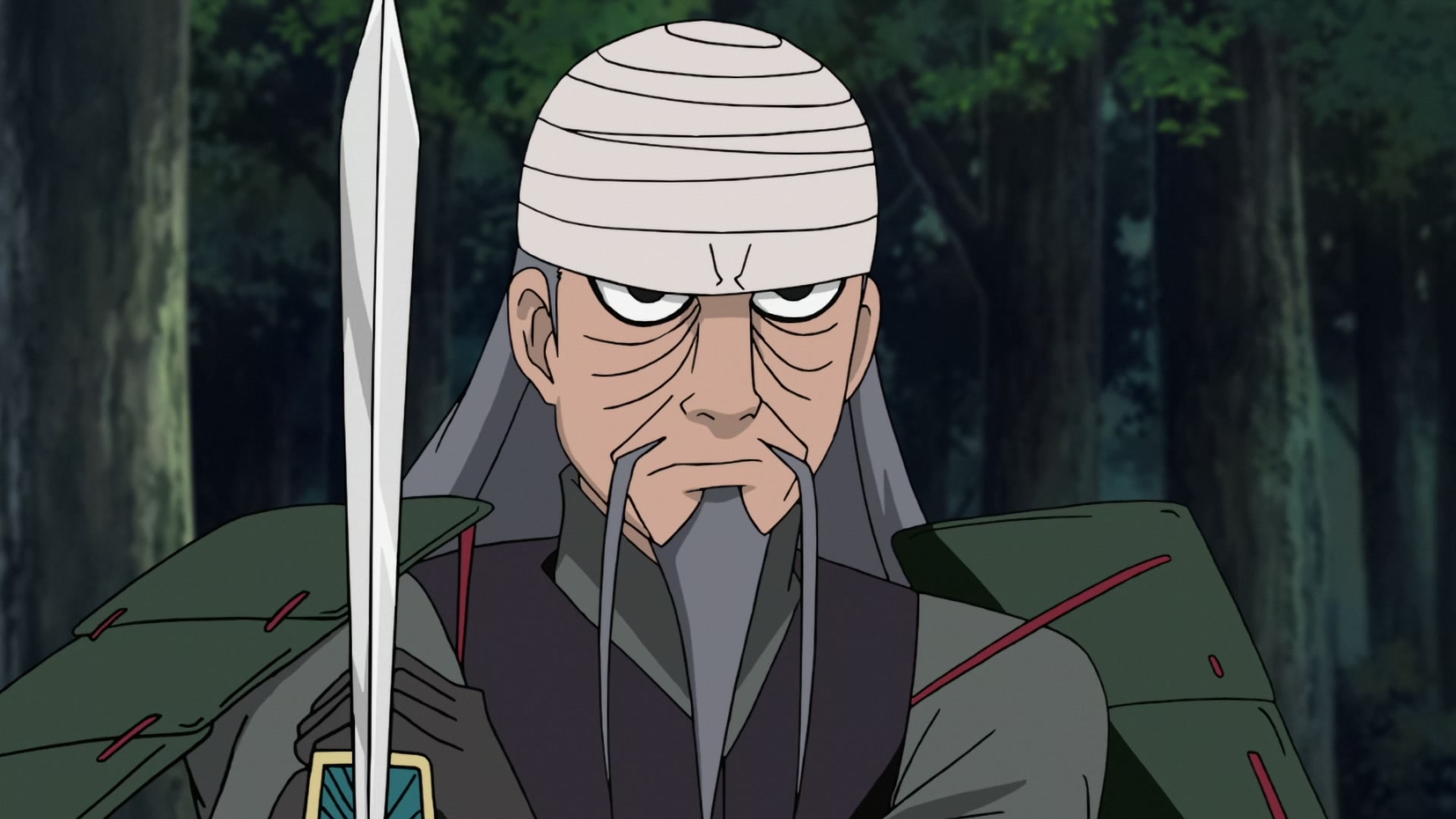 Naruto: Shippuden Ep 272: Mifune vs. Hanzo @ 00:09:03