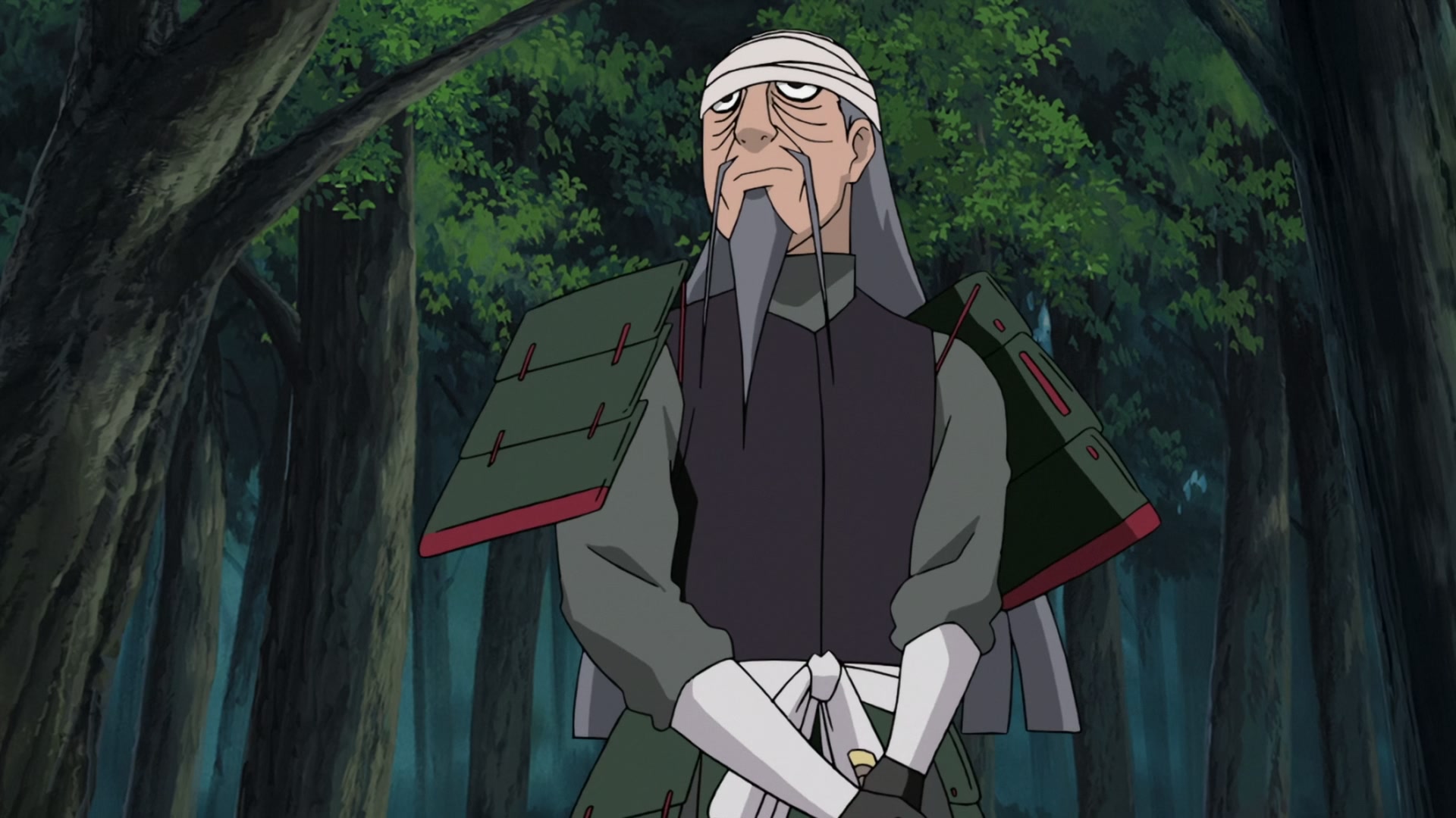 Naruto: Shippuden Ep 272: Mifune vs. Hanzo @ 00:09:27