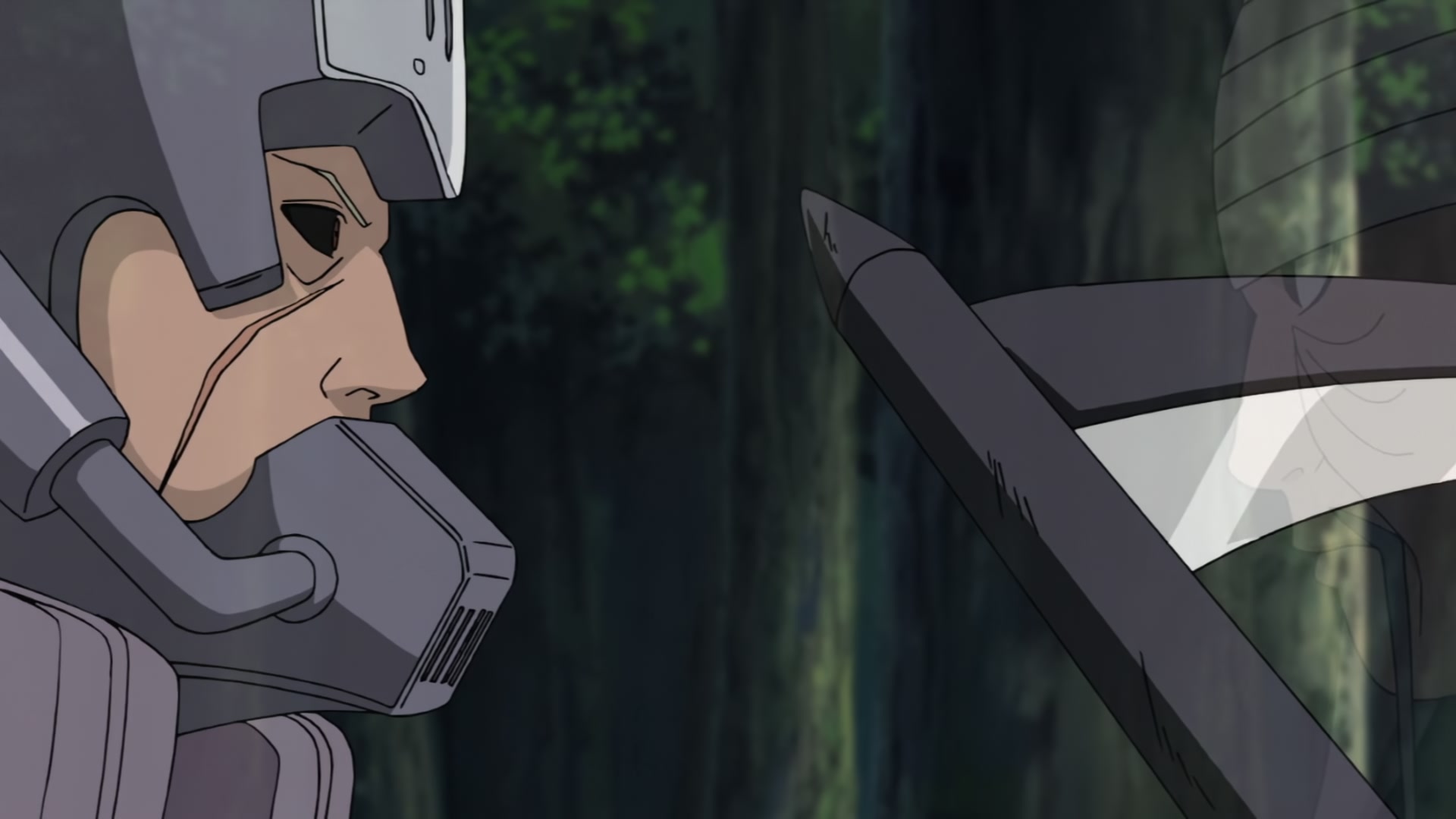 Naruto: Shippuden Ep 272: Mifune vs. Hanzo @ 00:09:36