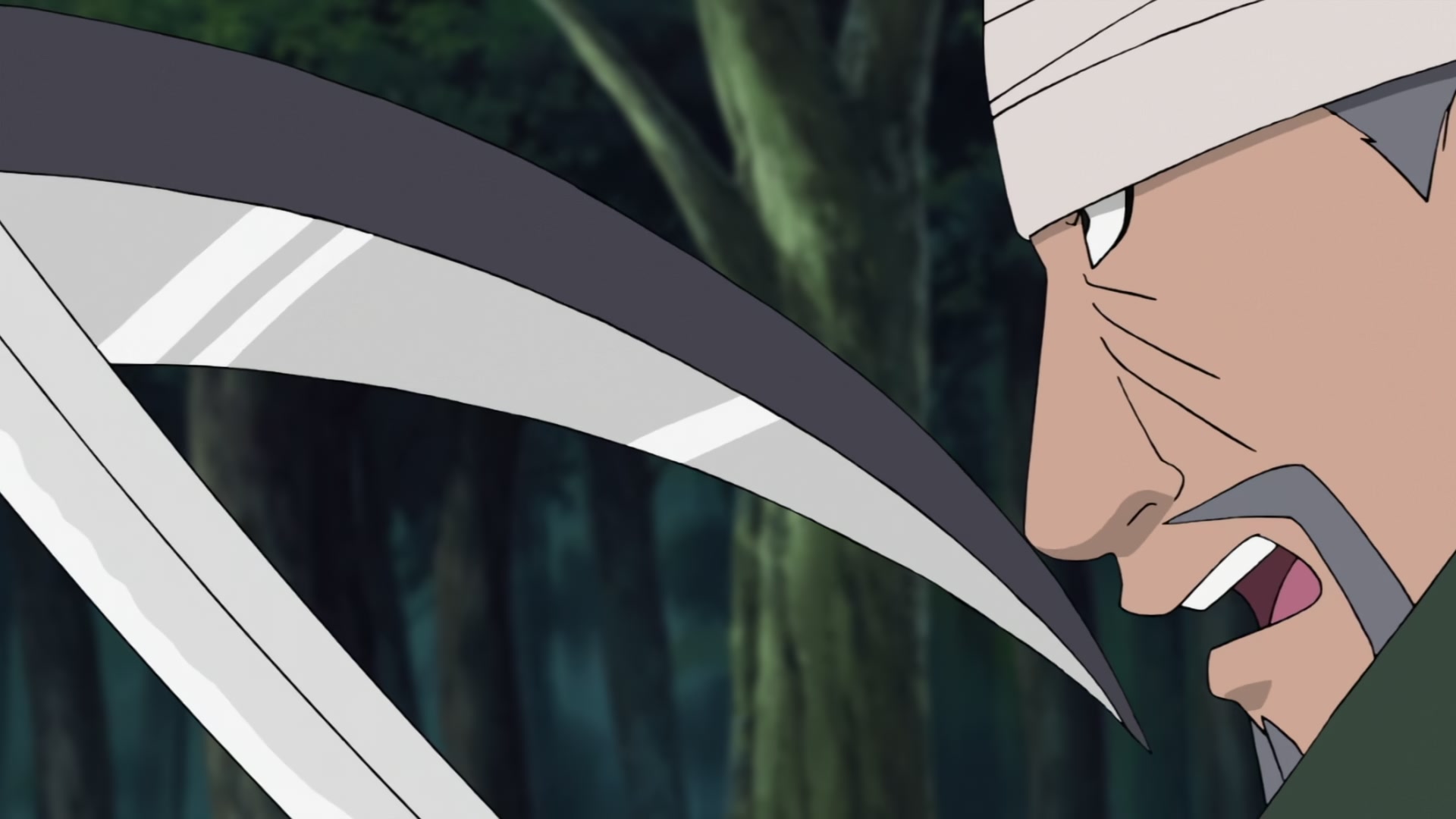 Naruto: Shippuden Ep 272: Mifune vs. Hanzo @ 00:10:38