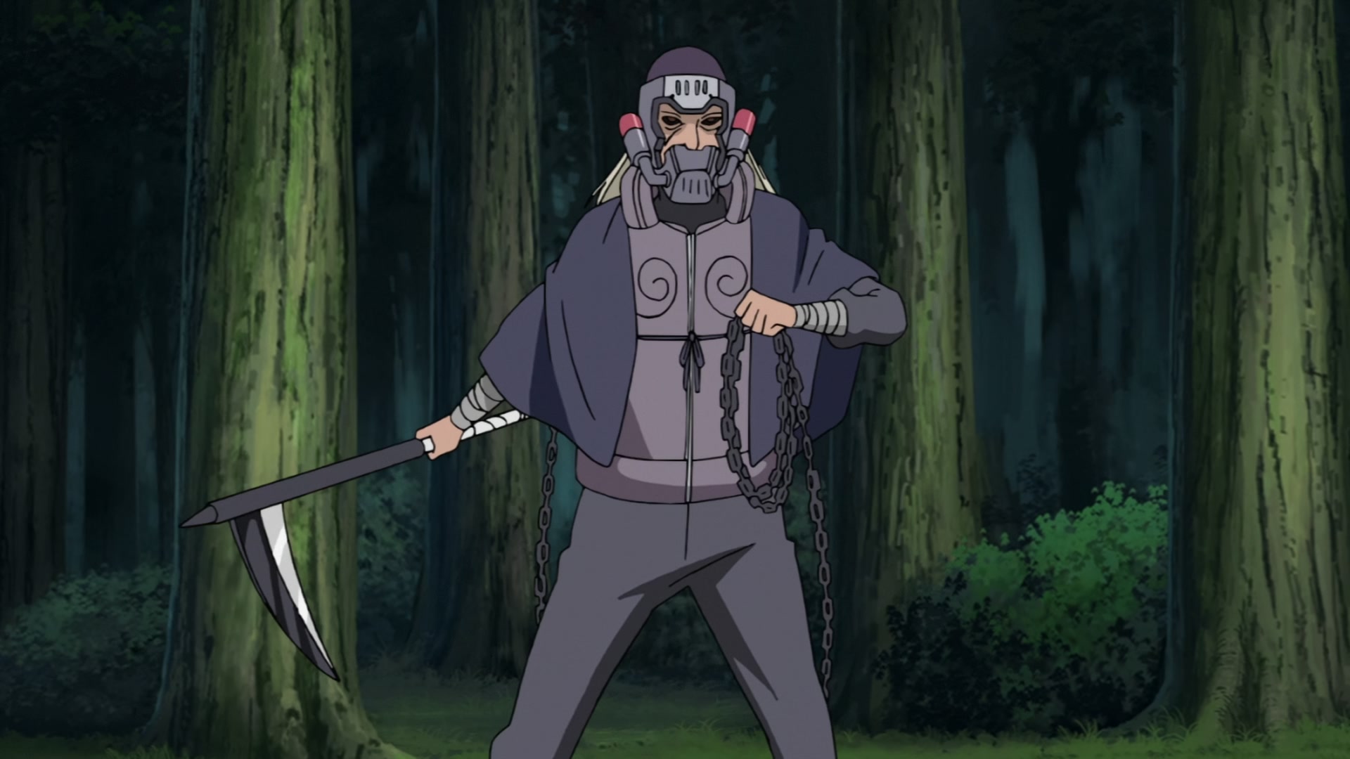 Naruto: Shippuden Ep 272: Mifune vs. Hanzo @ 00:12:21