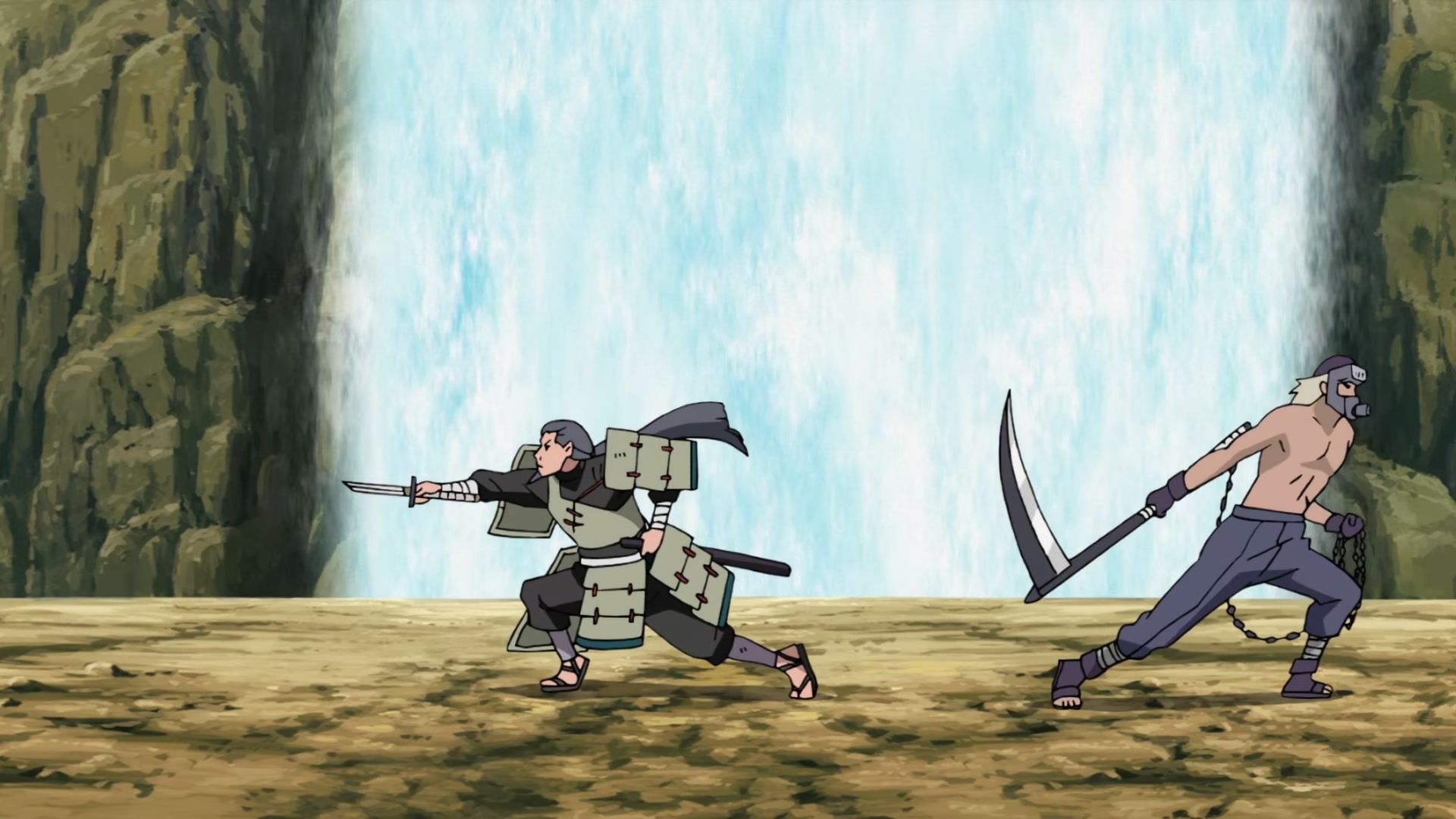 Naruto: Shippuden Ep 272: Mifune vs. Hanzo @ 00:13:51