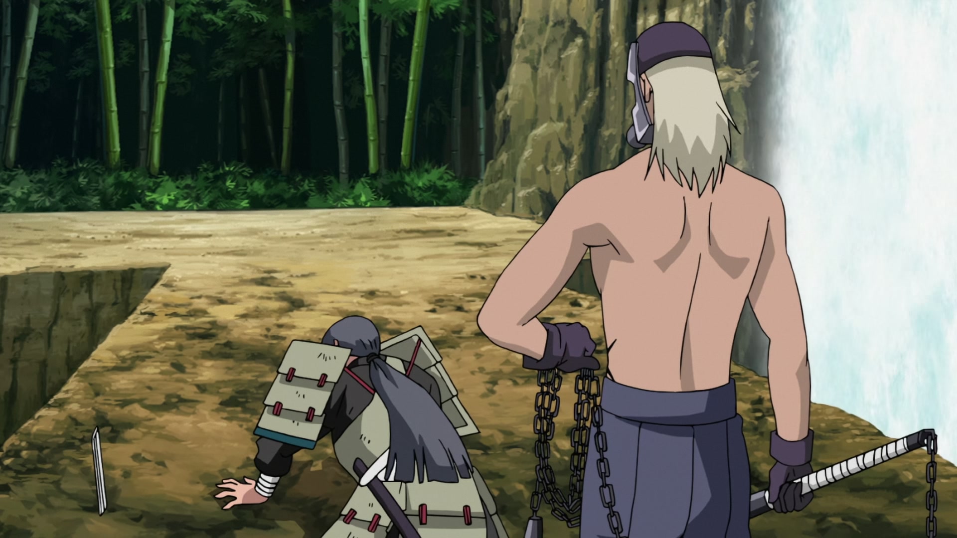 Naruto: Shippuden Ep 272: Mifune vs. Hanzo @ 00:14:39