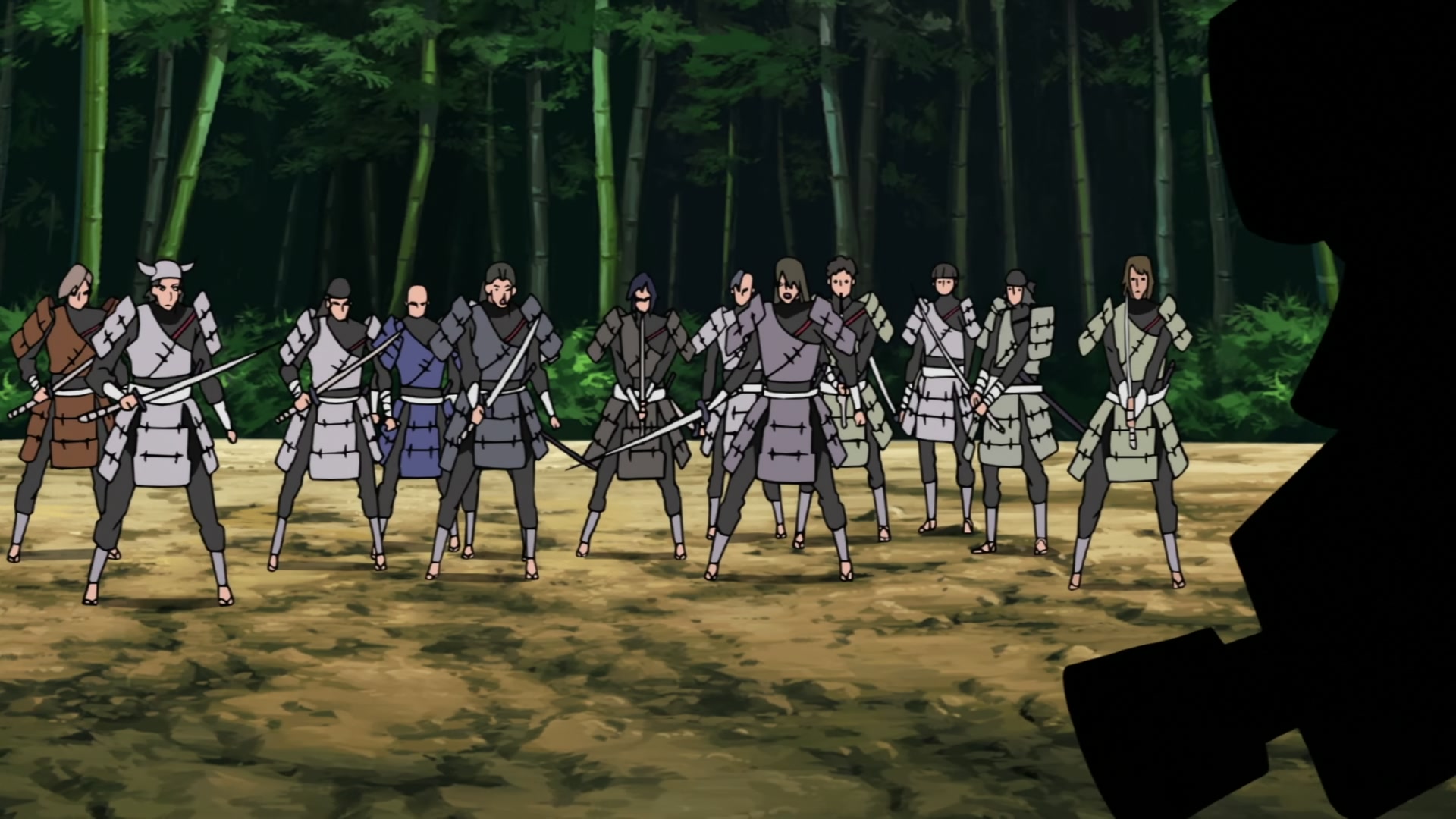 Naruto: Shippuden Ep 272: Mifune vs. Hanzo @ 00:16:18