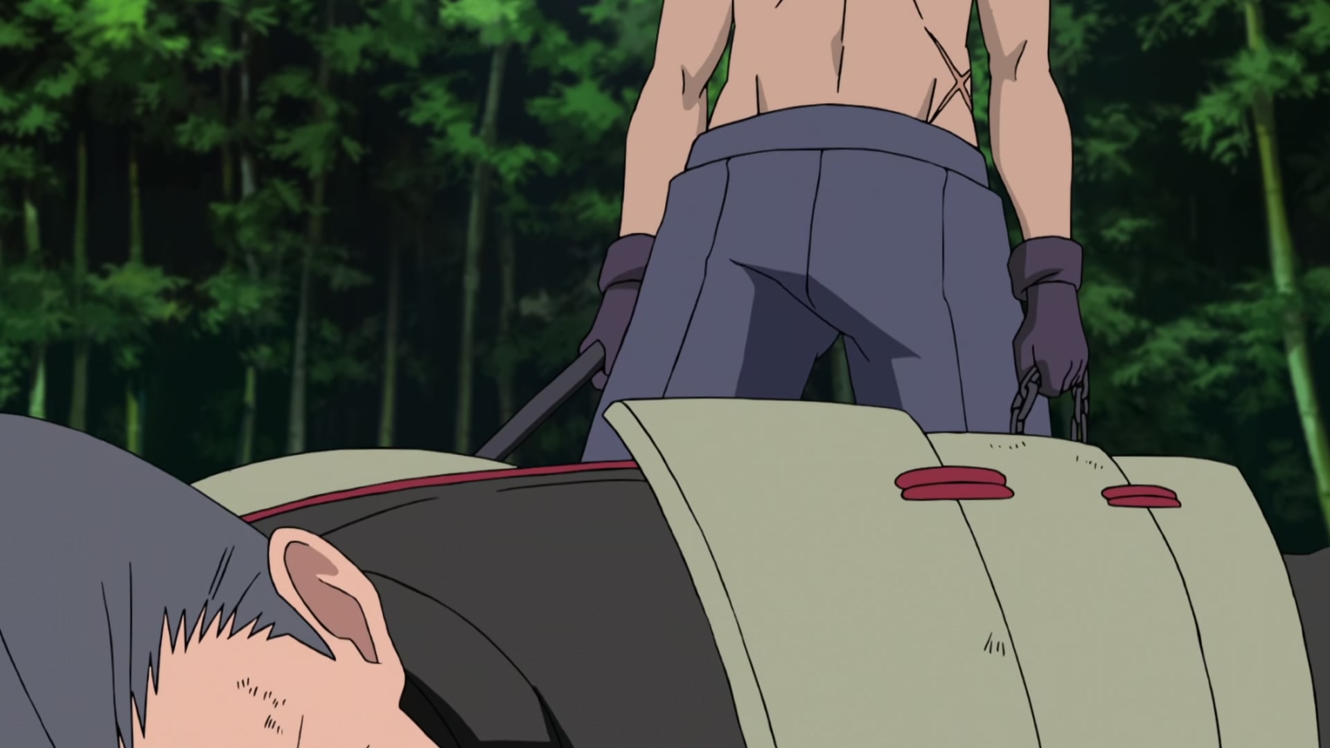 Naruto: Shippuden Ep 272: Mifune vs. Hanzo @ 00:16:37