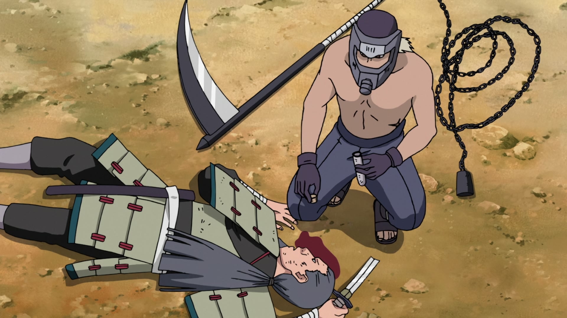 Naruto: Shippuden Ep 272: Mifune vs. Hanzo @ 00:17:14
