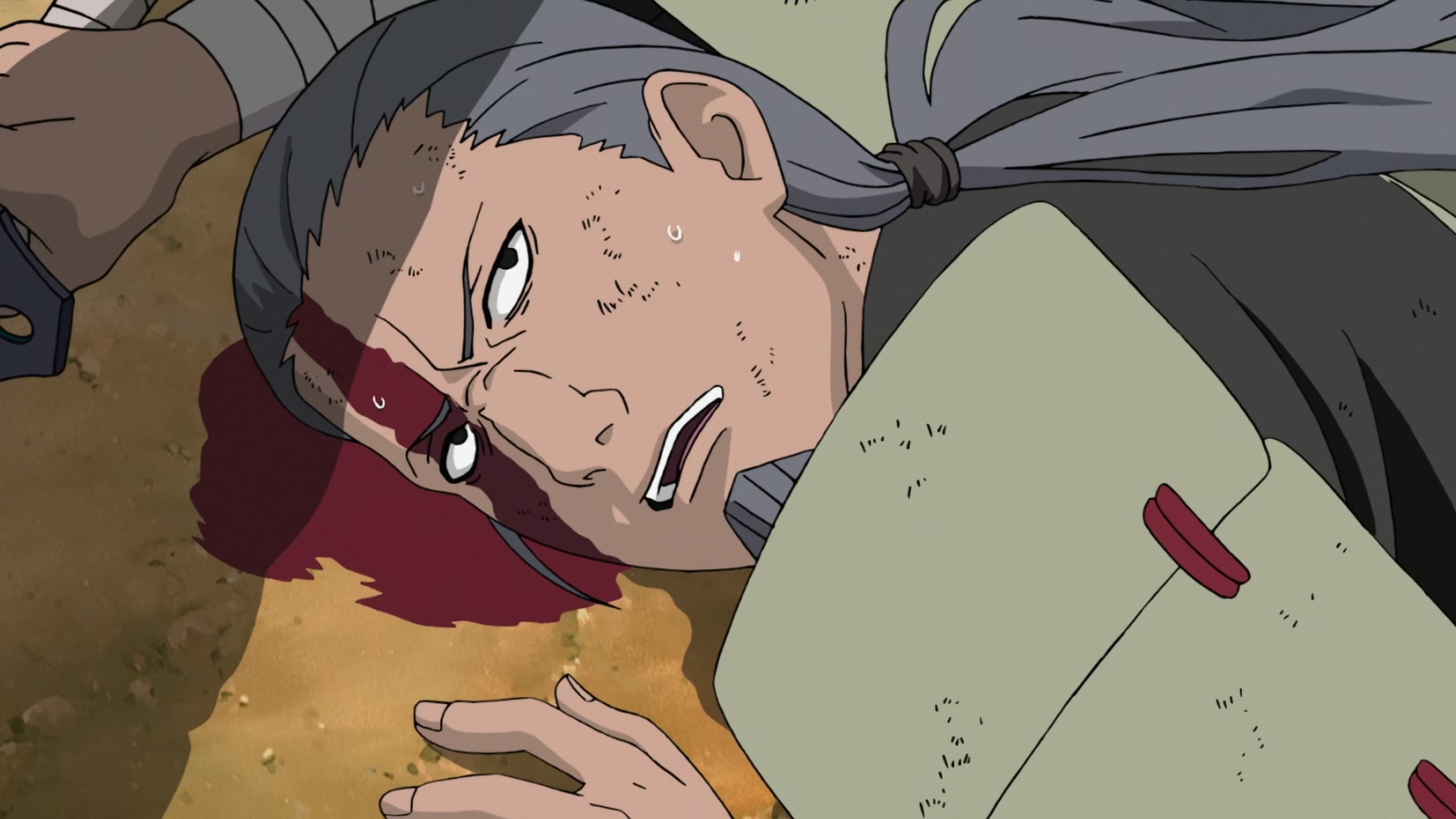 Naruto: Shippuden Ep 272: Mifune vs. Hanzo @ 00:17:47