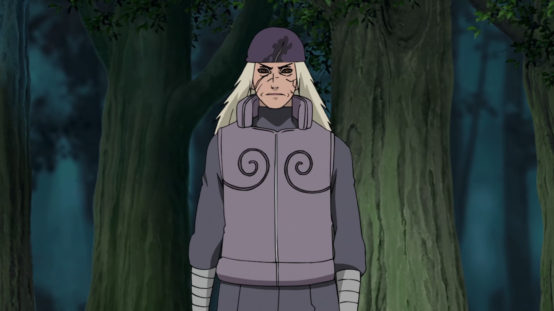 Naruto: Shippuden Ep 272: Mifune vs. Hanzo @ 00:18:21