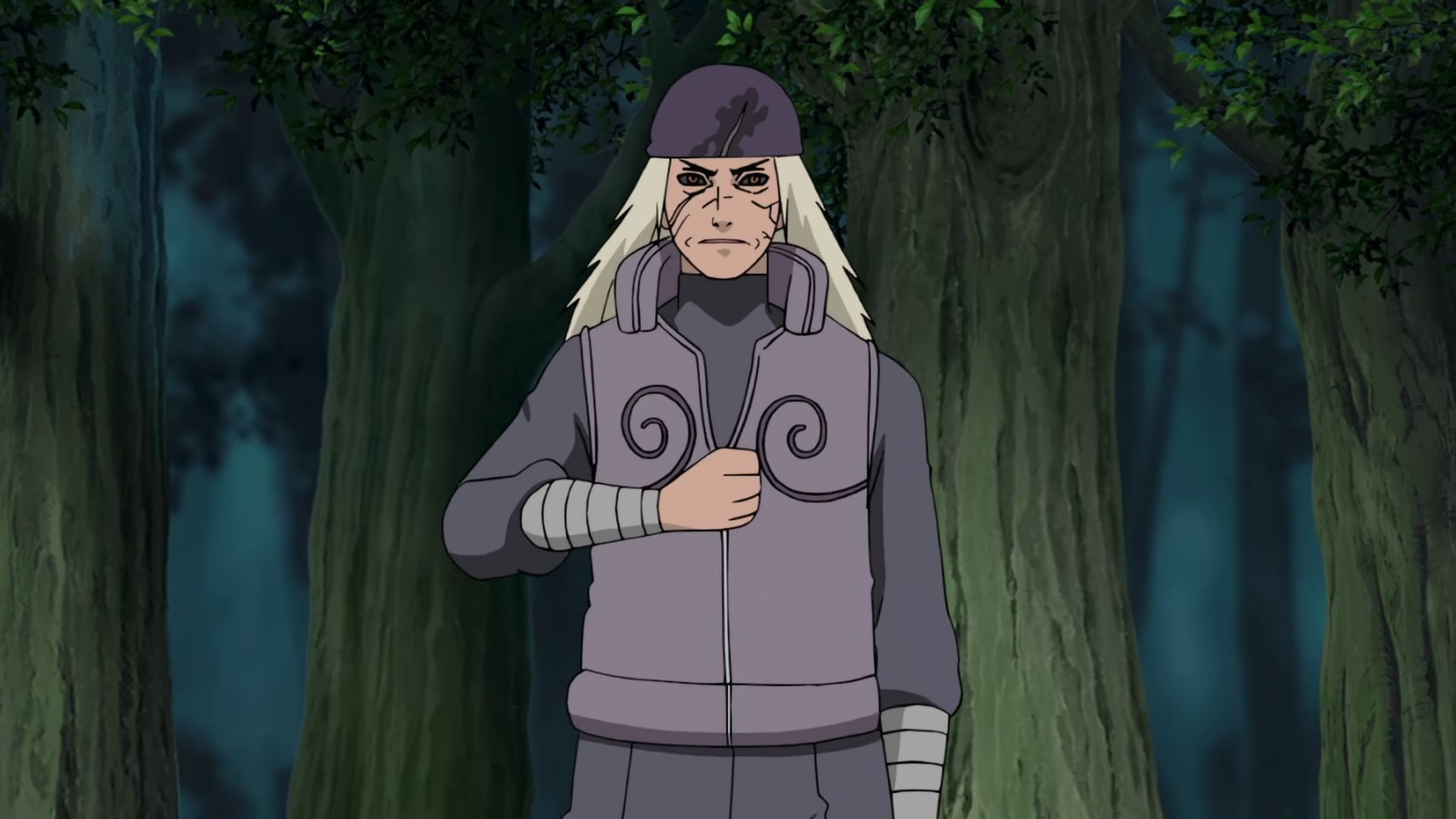 Naruto: Shippuden Ep 272: Mifune vs. Hanzo @ 00:18:25