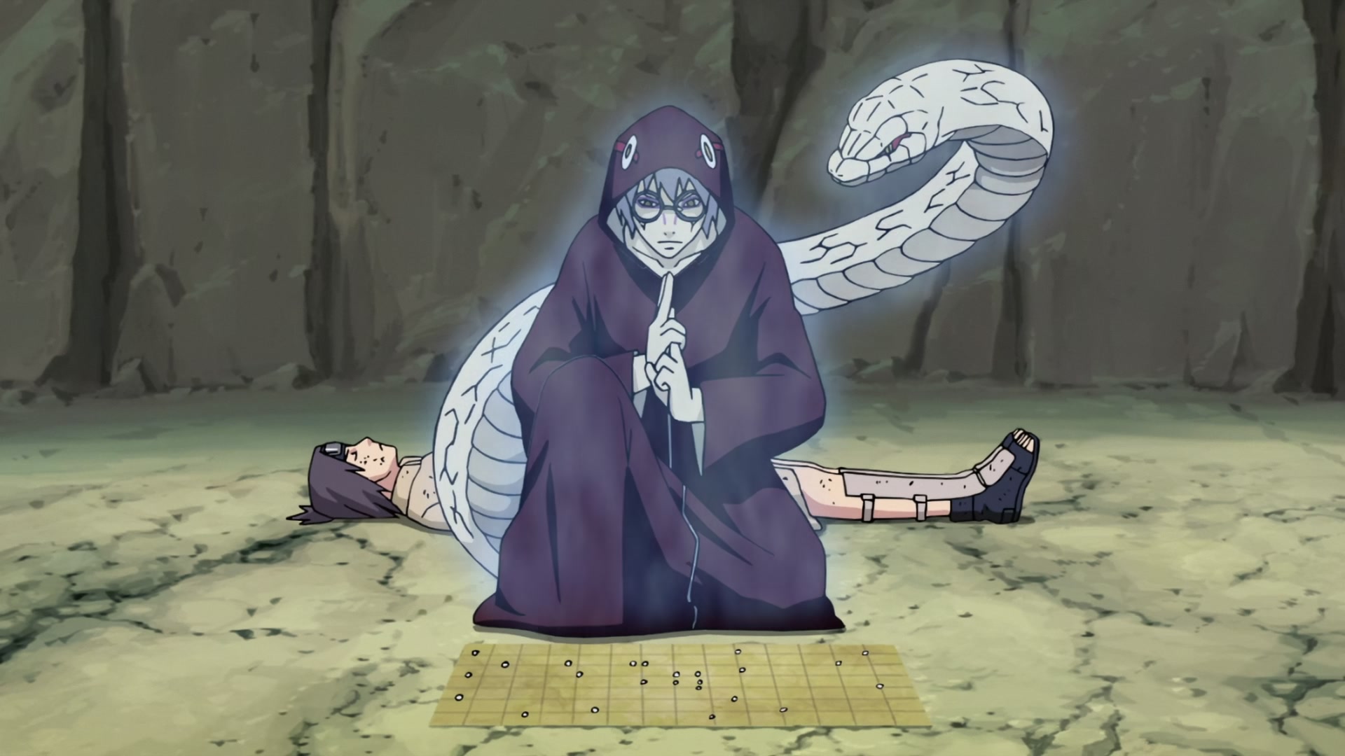 Naruto: Shippuden Ep 272: Mifune vs. Hanzo @ 00:19:36