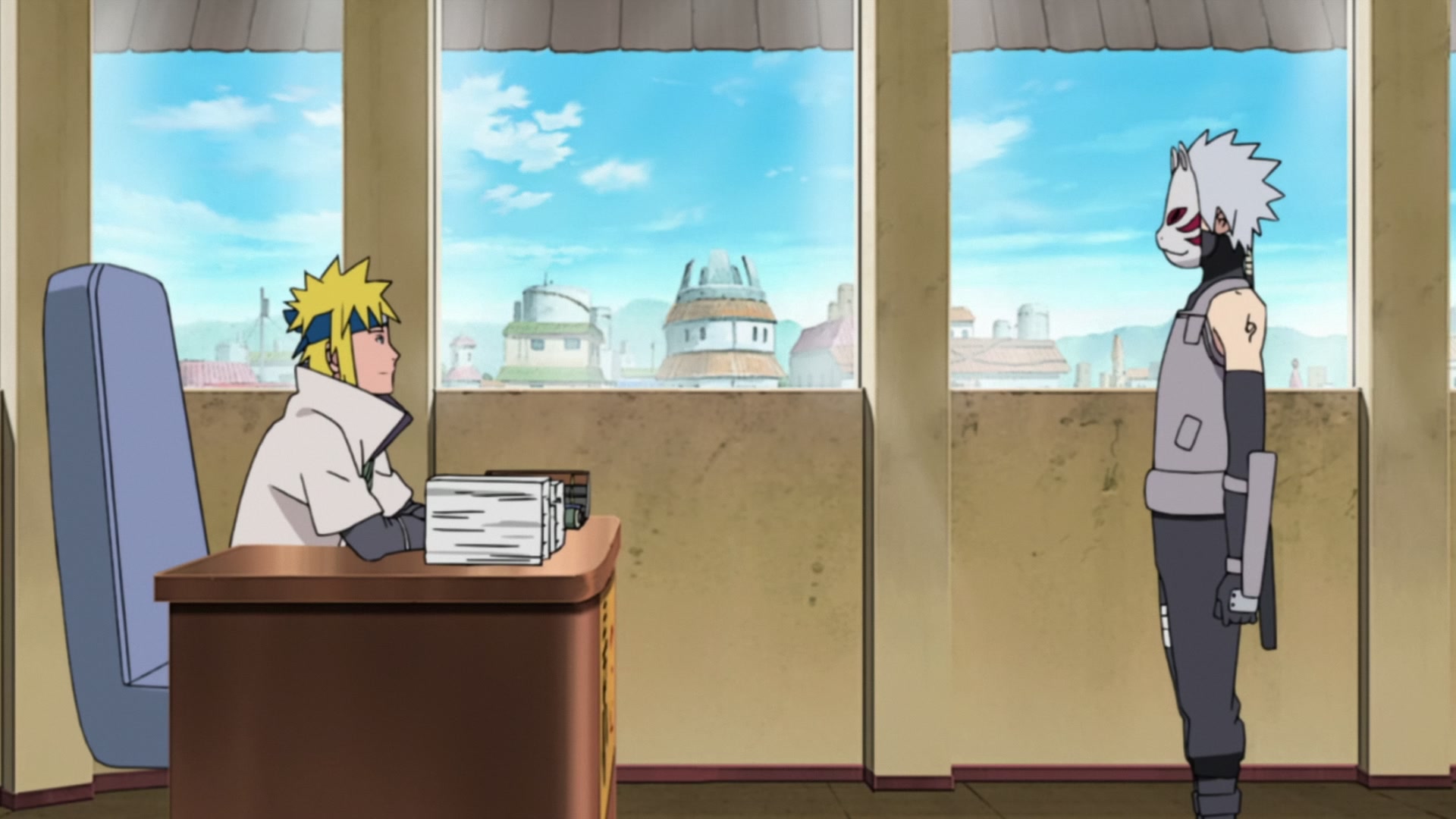 Naruto: Shippuden Ep 350: Minato's Death @ 00:08:35