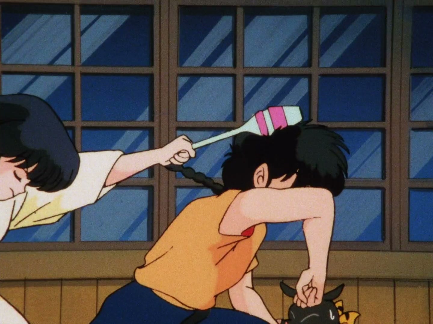 Ranma ½ Ep 11: Ranma Meets Love Head-On! Enter the Delinquent Juvenile Gymnast! @ 00:06:50