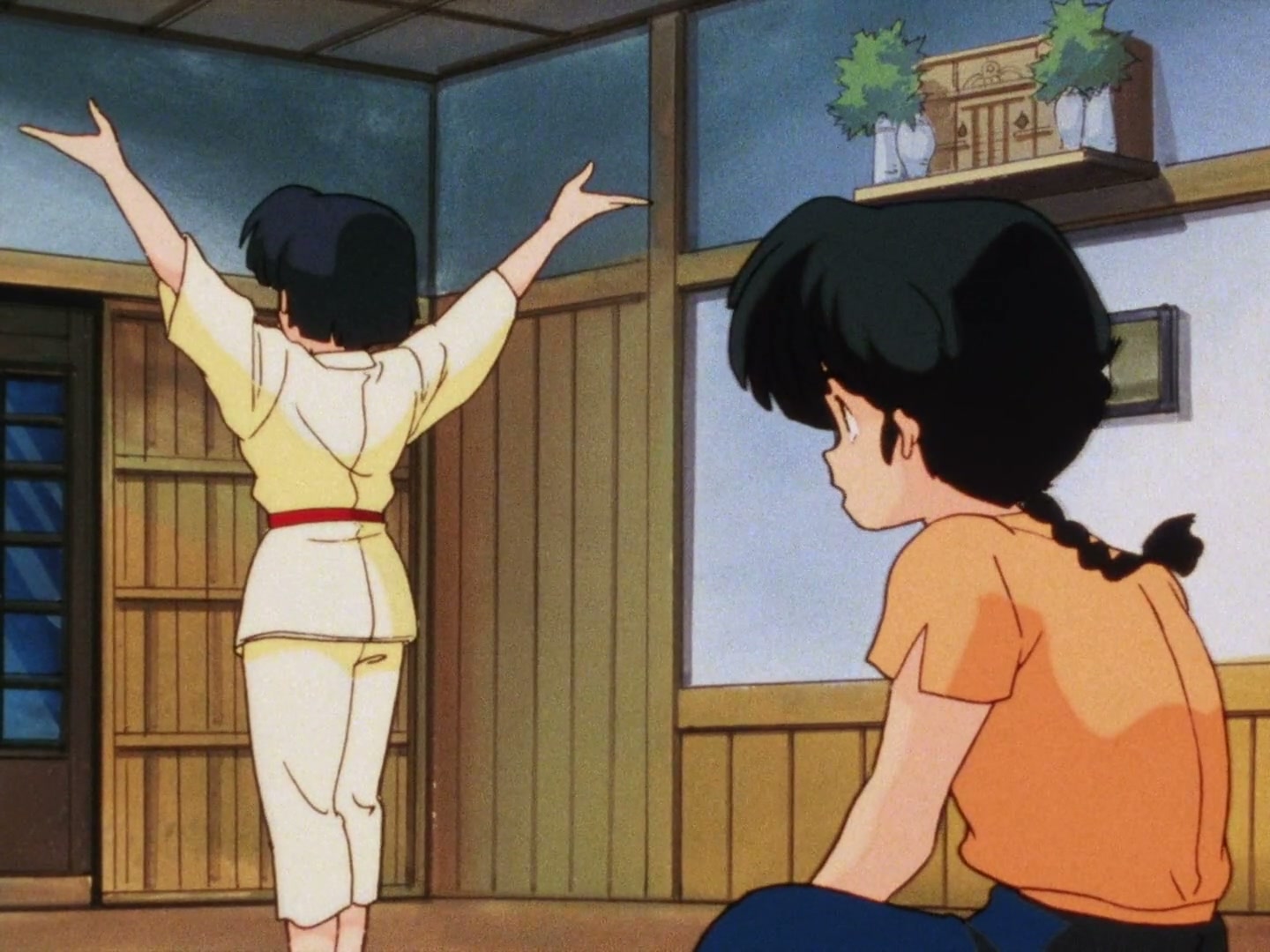 Ranma ½ Ep 11: Ranma Meets Love Head-On! Enter the Delinquent Juvenile Gymnast! @ 00:08:05