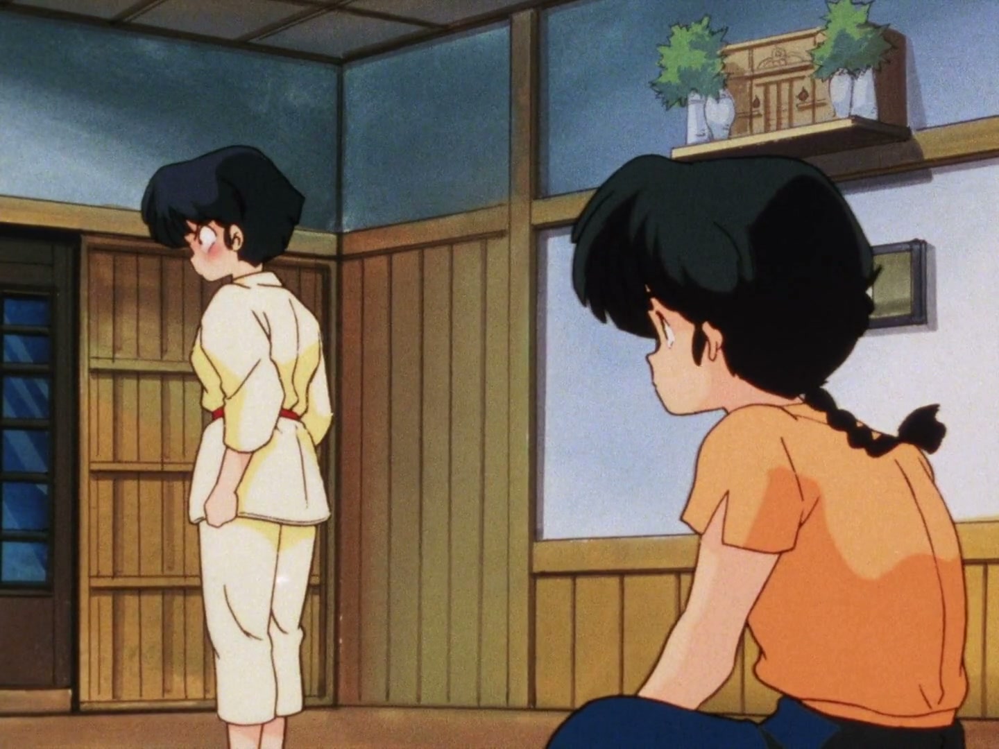Ranma ½ Ep 11: Ranma Meets Love Head-On! Enter the Delinquent Juvenile Gymnast! @ 00:08:10