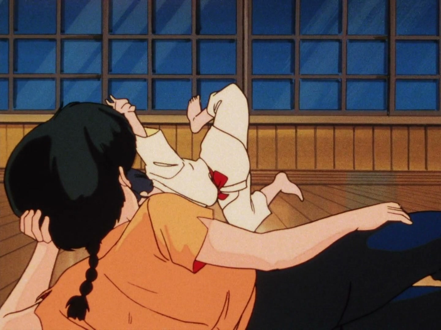 Ranma ½ Ep 11: Ranma Meets Love Head-On! Enter the Delinquent Juvenile Gymnast! @ 00:08:35