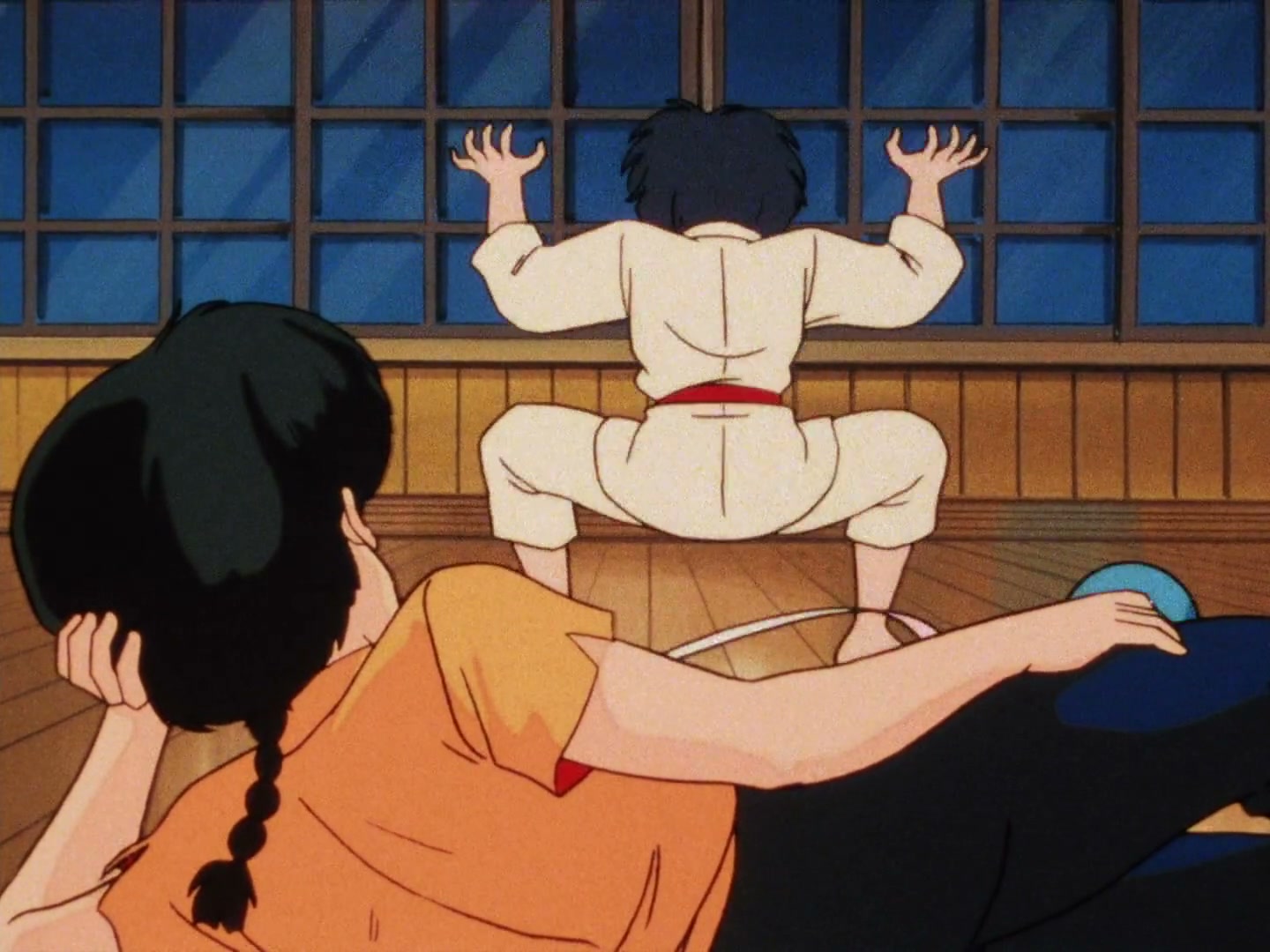 Ranma ½ Ep 11: Ranma Meets Love Head-On! Enter the Delinquent Juvenile Gymnast! @ 00:08:39