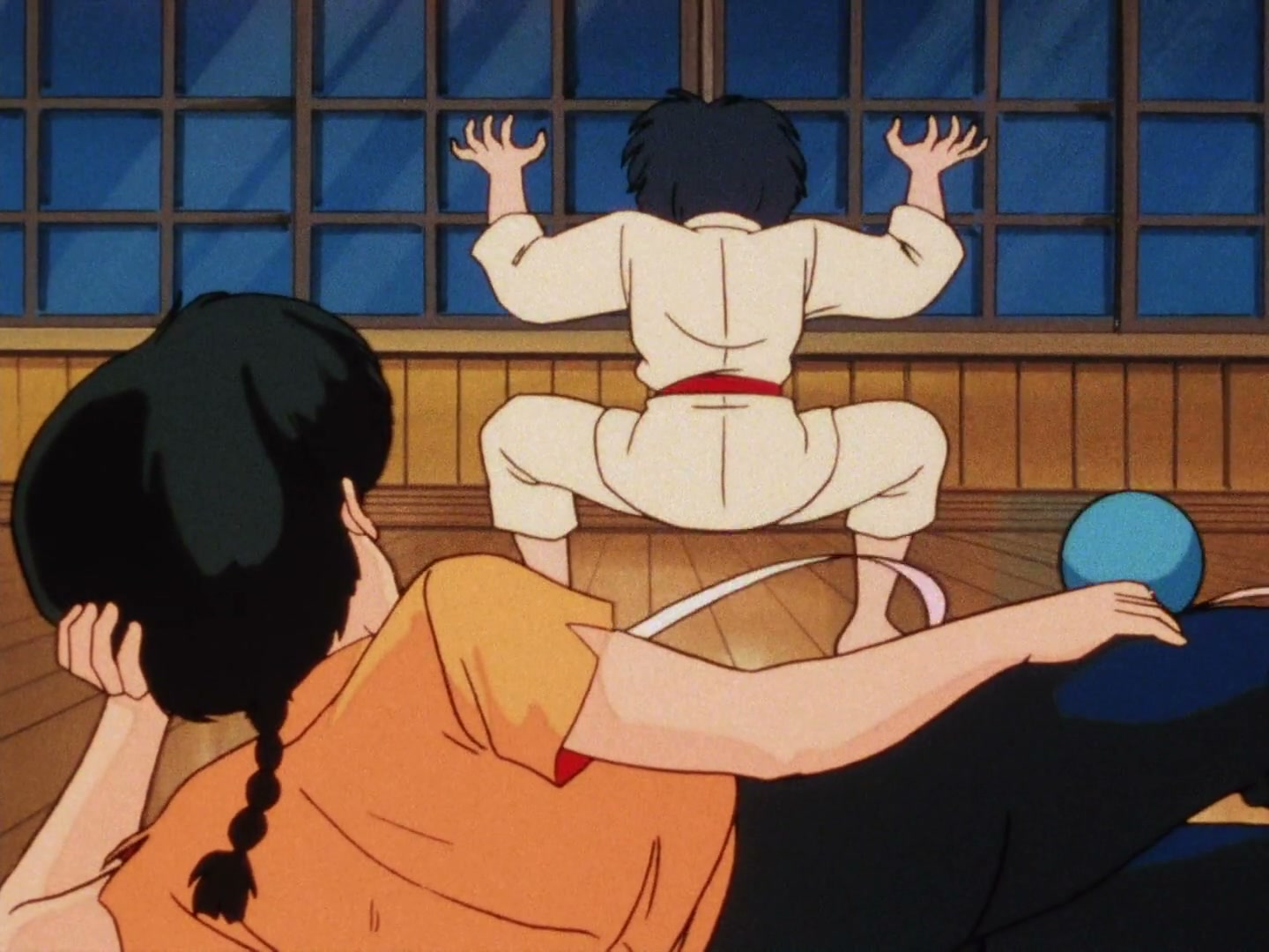 Ranma ½ Ep 11: Ranma Meets Love Head-On! Enter the Delinquent Juvenile Gymnast! @ 00:08:43