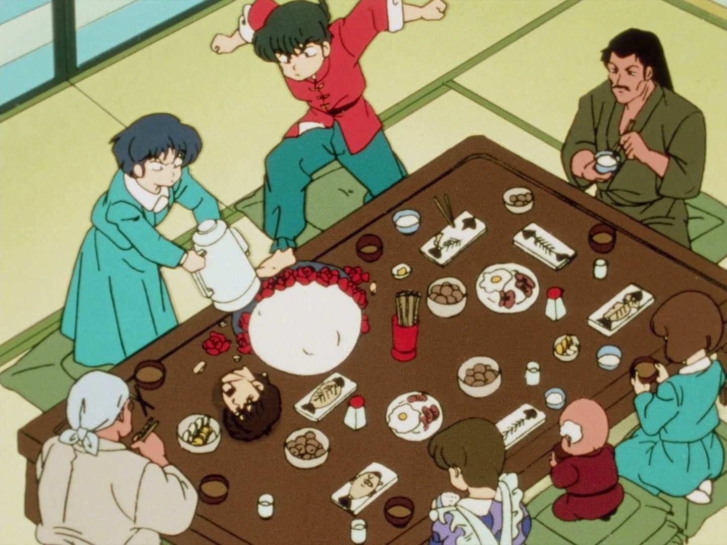 Ranma ½ Ep 82: Ranma and Kuno's... First Kiss @ 00:02:43