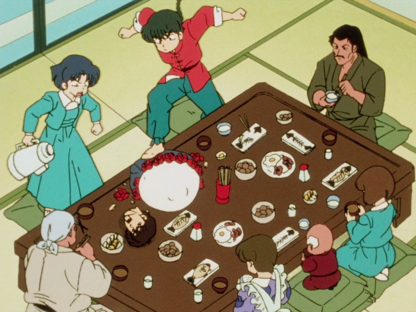 Ranma ½ Ep 82: Ranma and Kuno's... First Kiss @ 00:02:48