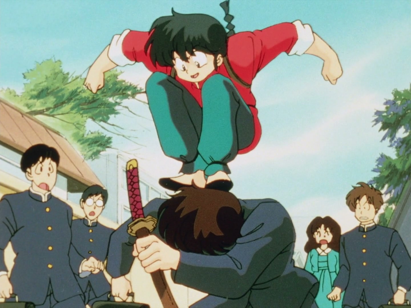 Ranma ½ Ep 82: Ranma and Kuno's... First Kiss @ 00:06:33