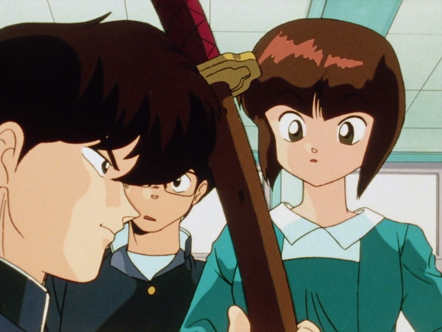 Ranma ½ Ep 82: Ranma and Kuno's... First Kiss @ 00:08:08