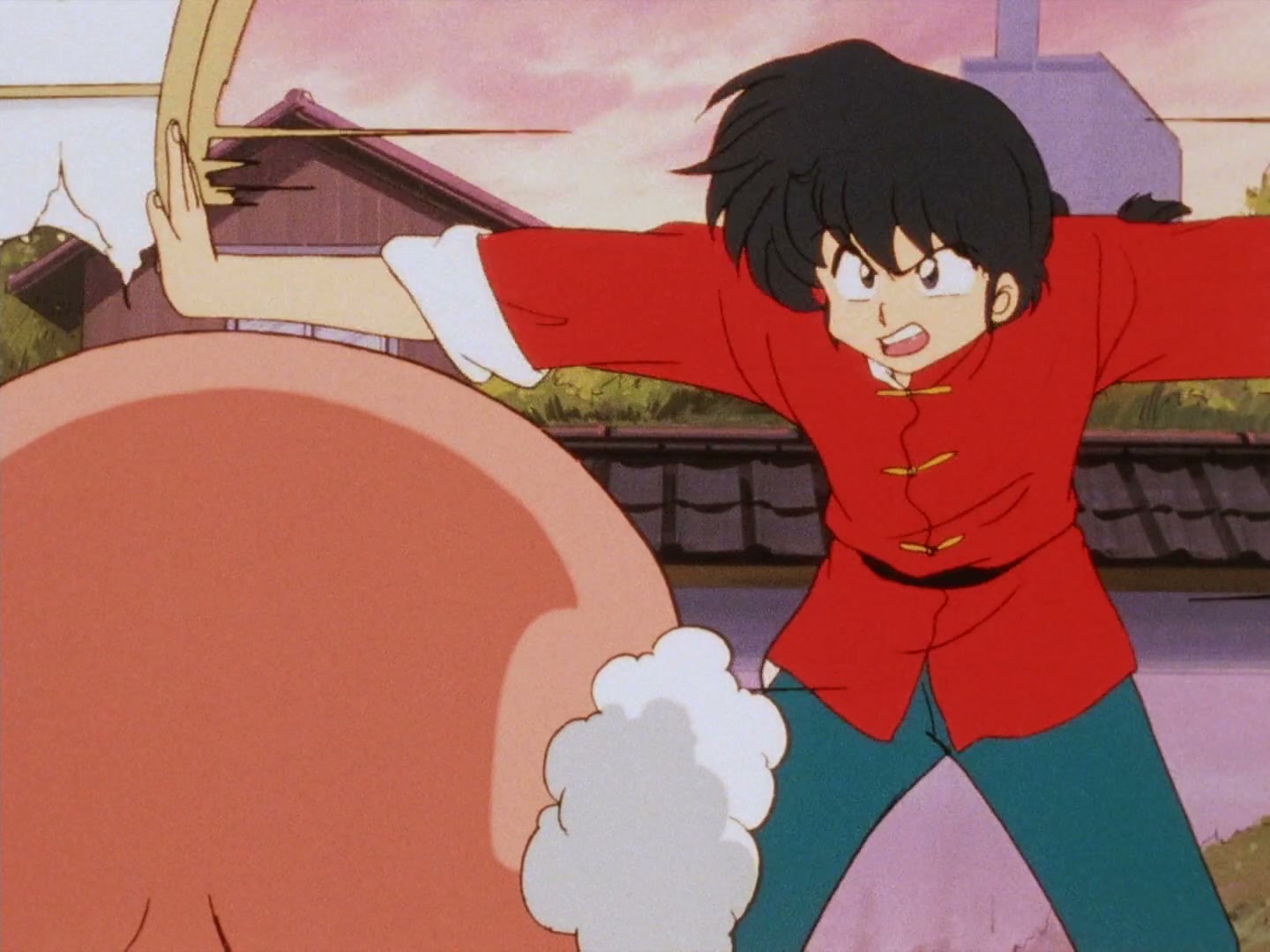 Ranma ½ Ep 140: Pick-a-Peck o' Happosai @ 00:05:32