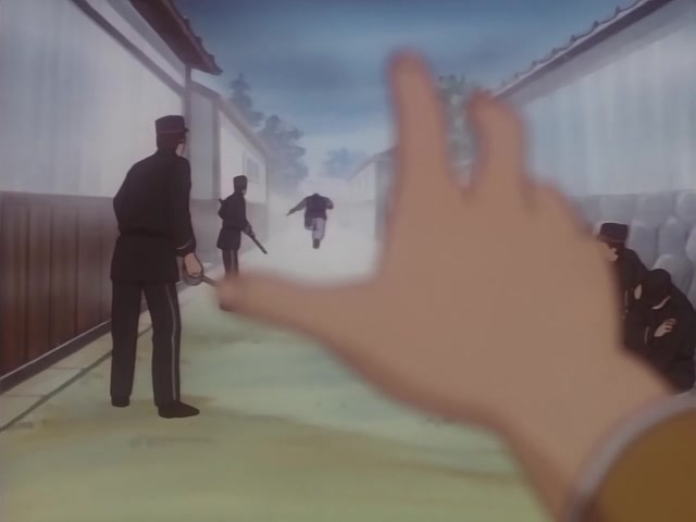 Rurouni Kenshin Ep 1: The Handsome Swordsman of Legend: A Man who Fights for Love @ 05:10