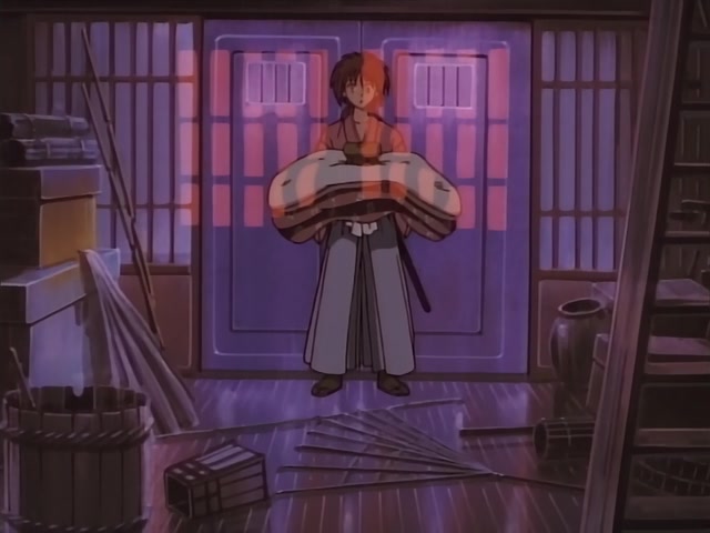 Rurouni Kenshin Ep 1: The Handsome Swordsman of Legend: A Man who Fights for Love @ 10:35