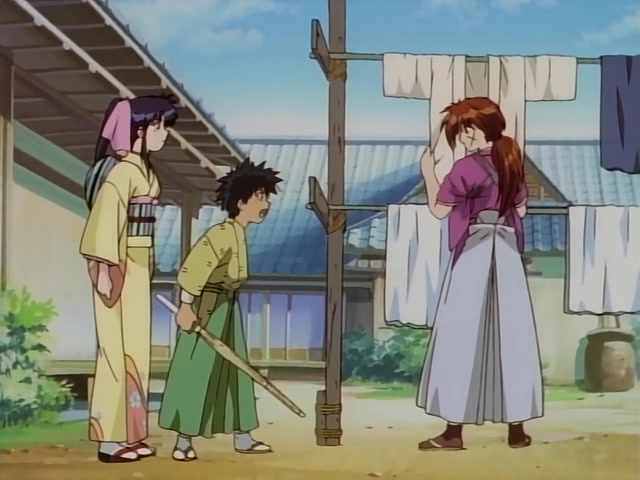 Rurouni Kenshin Ep 5: The Reverse-blade Sword vs. the Zanbatou: Beyond the Battle @ 01:54