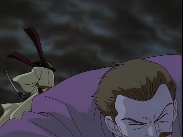 Rurouni Kenshin Ep 6: The Appearance of Kurogasa: Visitor from the Shadows @ 05:12