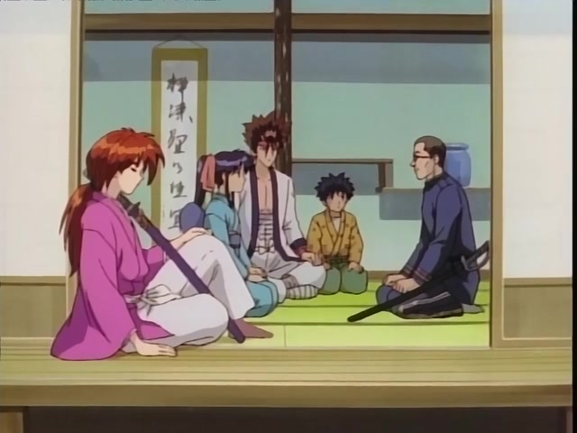 Rurouni Kenshin Ep 6: The Appearance of Kurogasa: Visitor from the Shadows @ 05:53