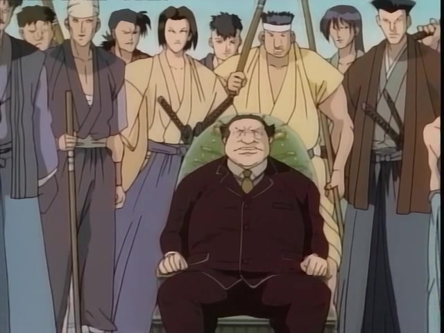 Rurouni Kenshin Ep 6: The Appearance of Kurogasa: Visitor from the Shadows @ 07:02