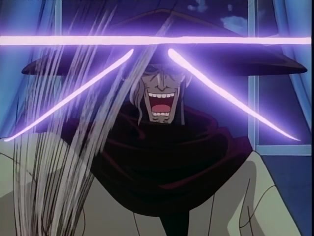 Rurouni Kenshin Ep 6: The Appearance of Kurogasa: Visitor from the Shadows @ 10:07