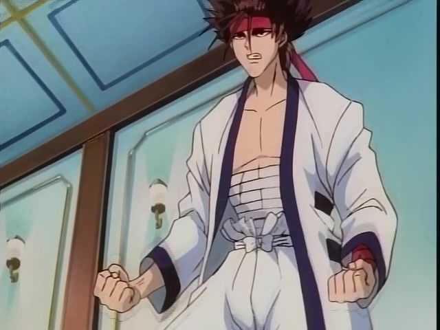 Rurouni Kenshin Ep 6: The Appearance of Kurogasa: Visitor from the Shadows @ 11:50